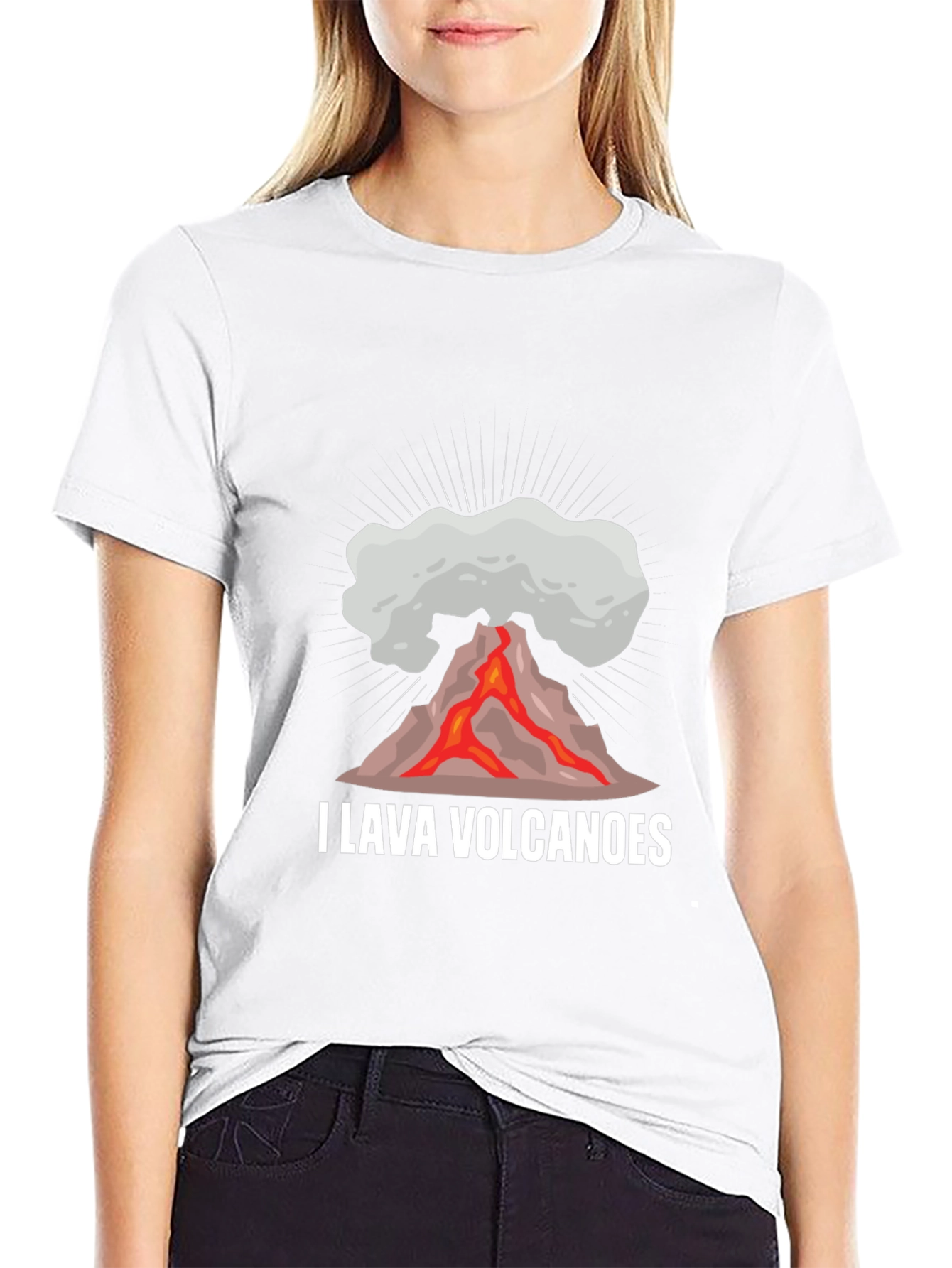 I Lava Volcanoes Mens Black T-Shirt