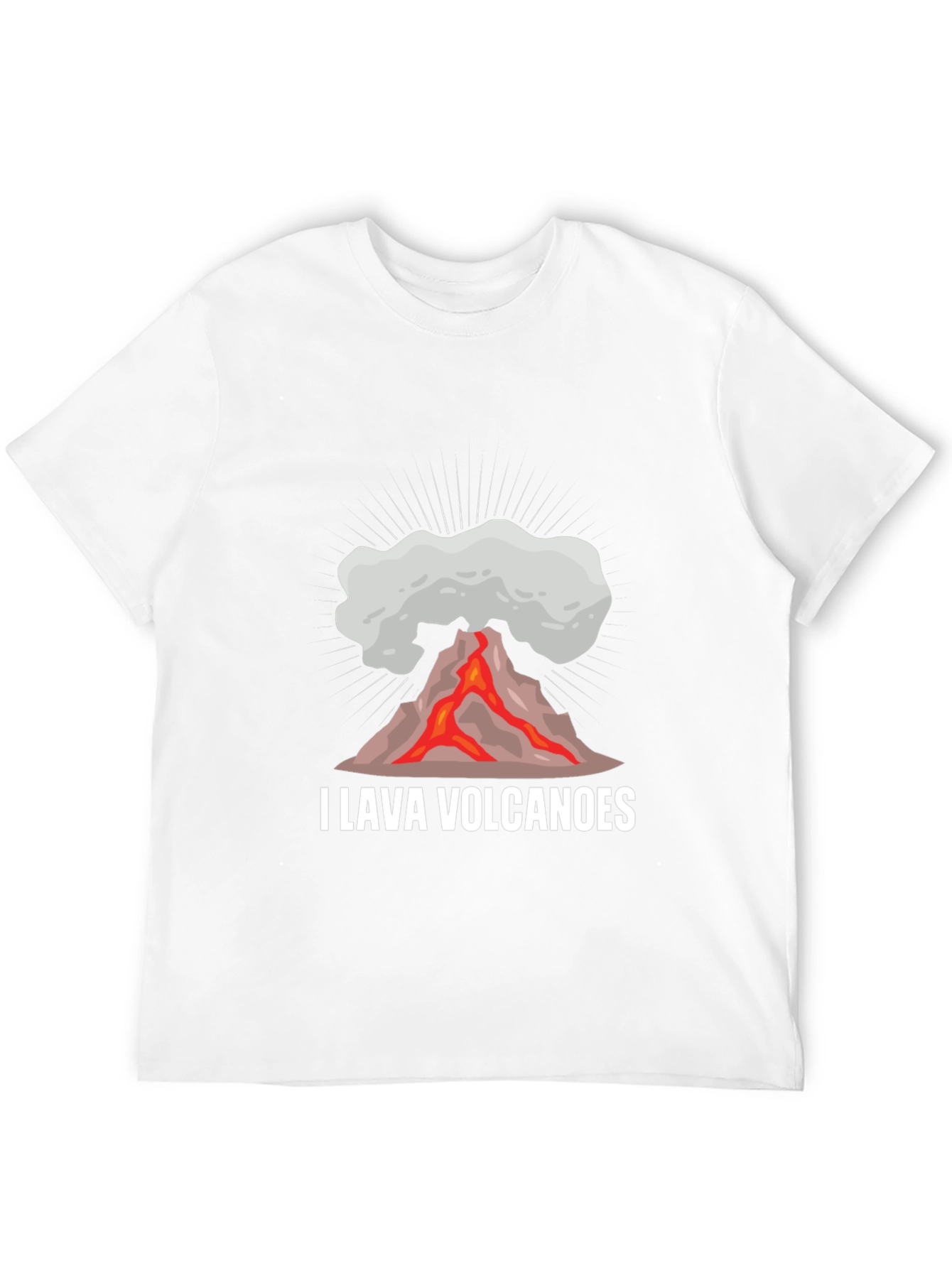 I Lava Volcanoes Mens Black T-Shirt
