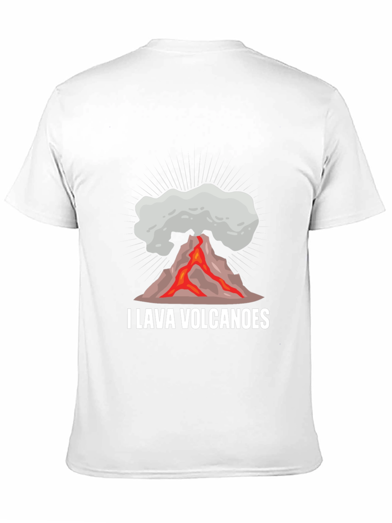 I Lava Volcanoes Mens Black T-Shirt