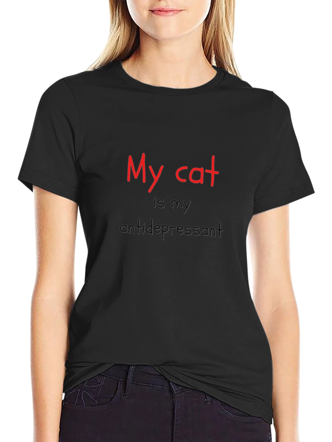 My Cat Is My Antidepressant Graphic Tee