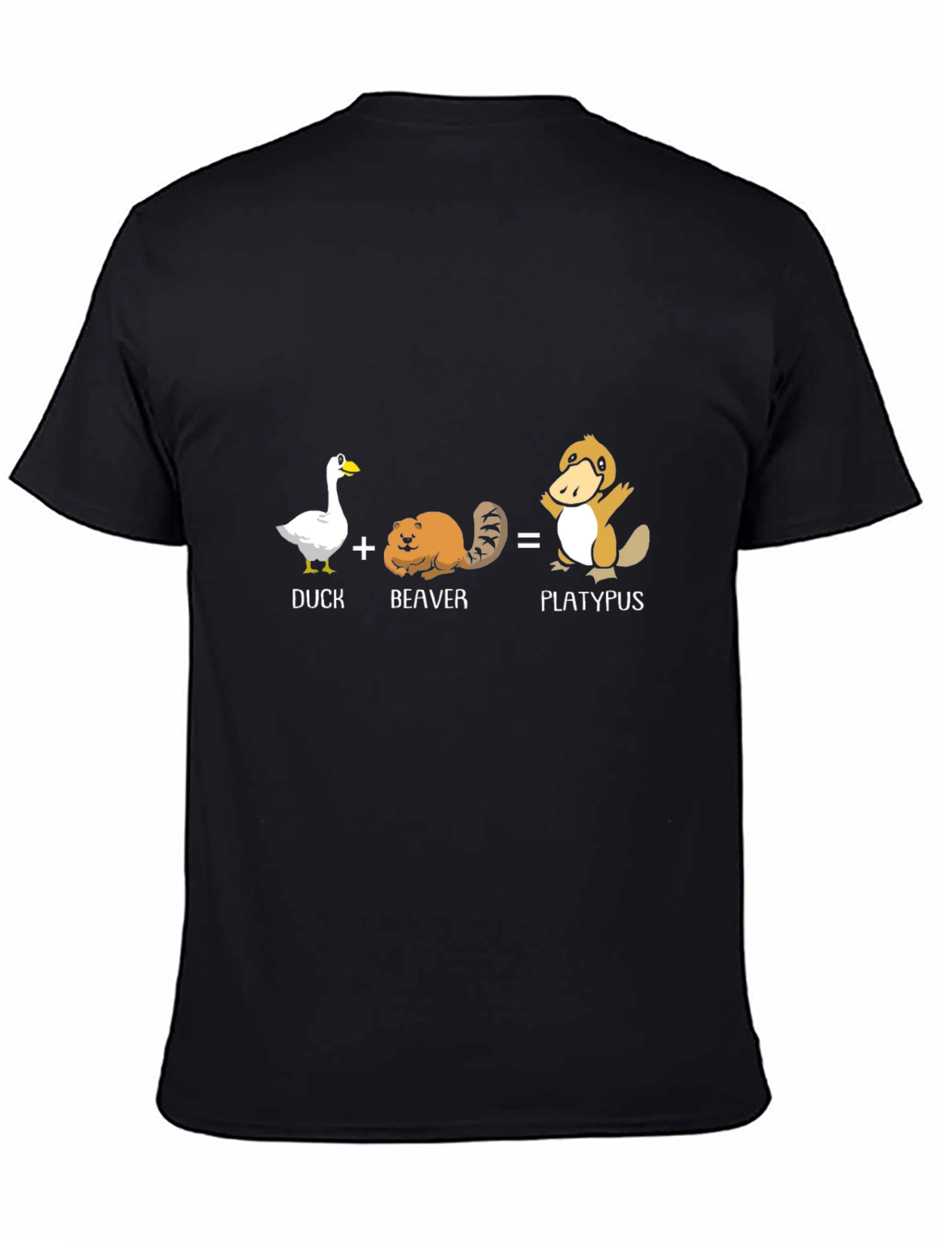 Duck Plus Beaver Equals Platypus Graphic T-Shirt