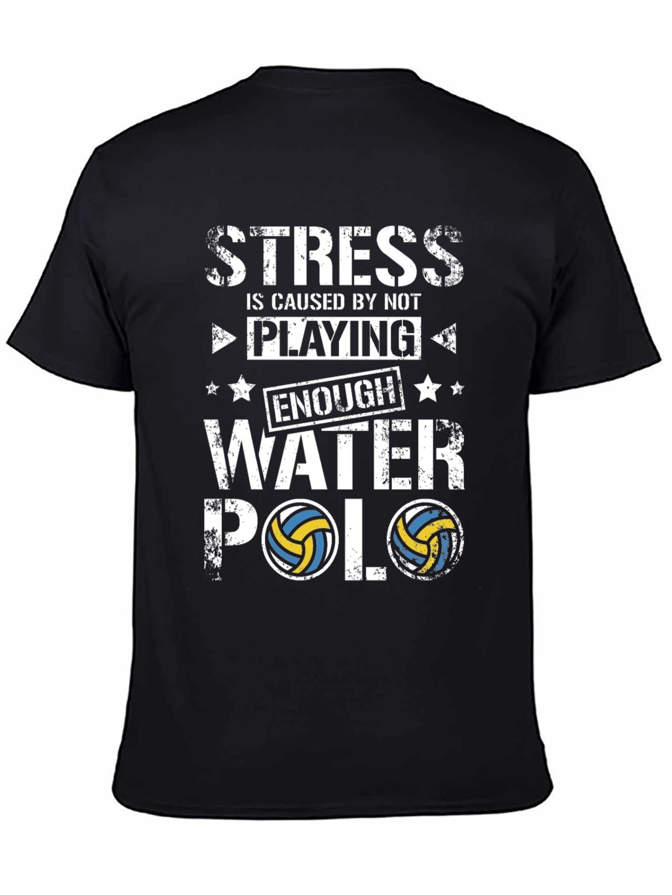 Stress Water Polo T-Shirt - Funny Player Tee