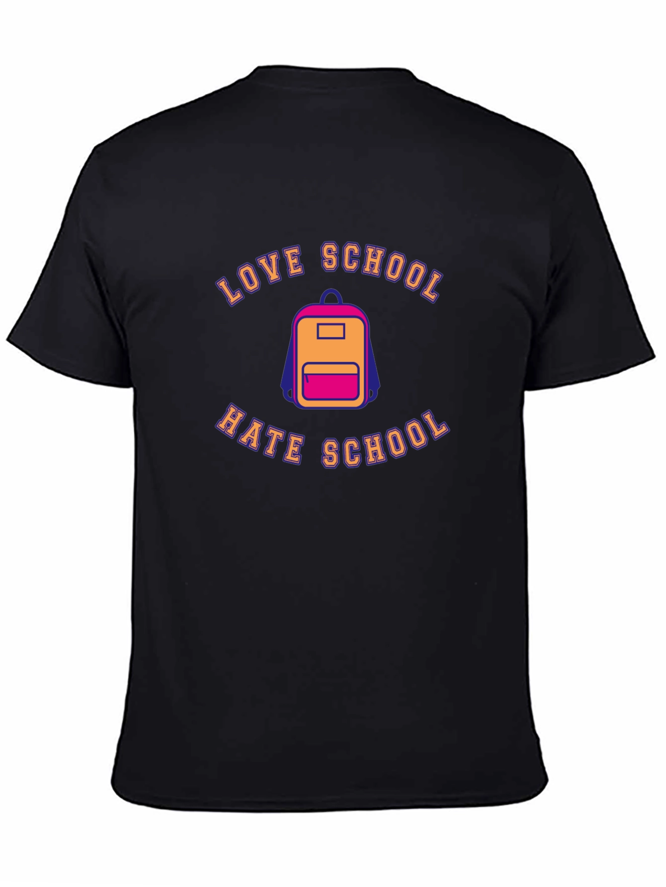 Love Hate School Backpack T-Shirt