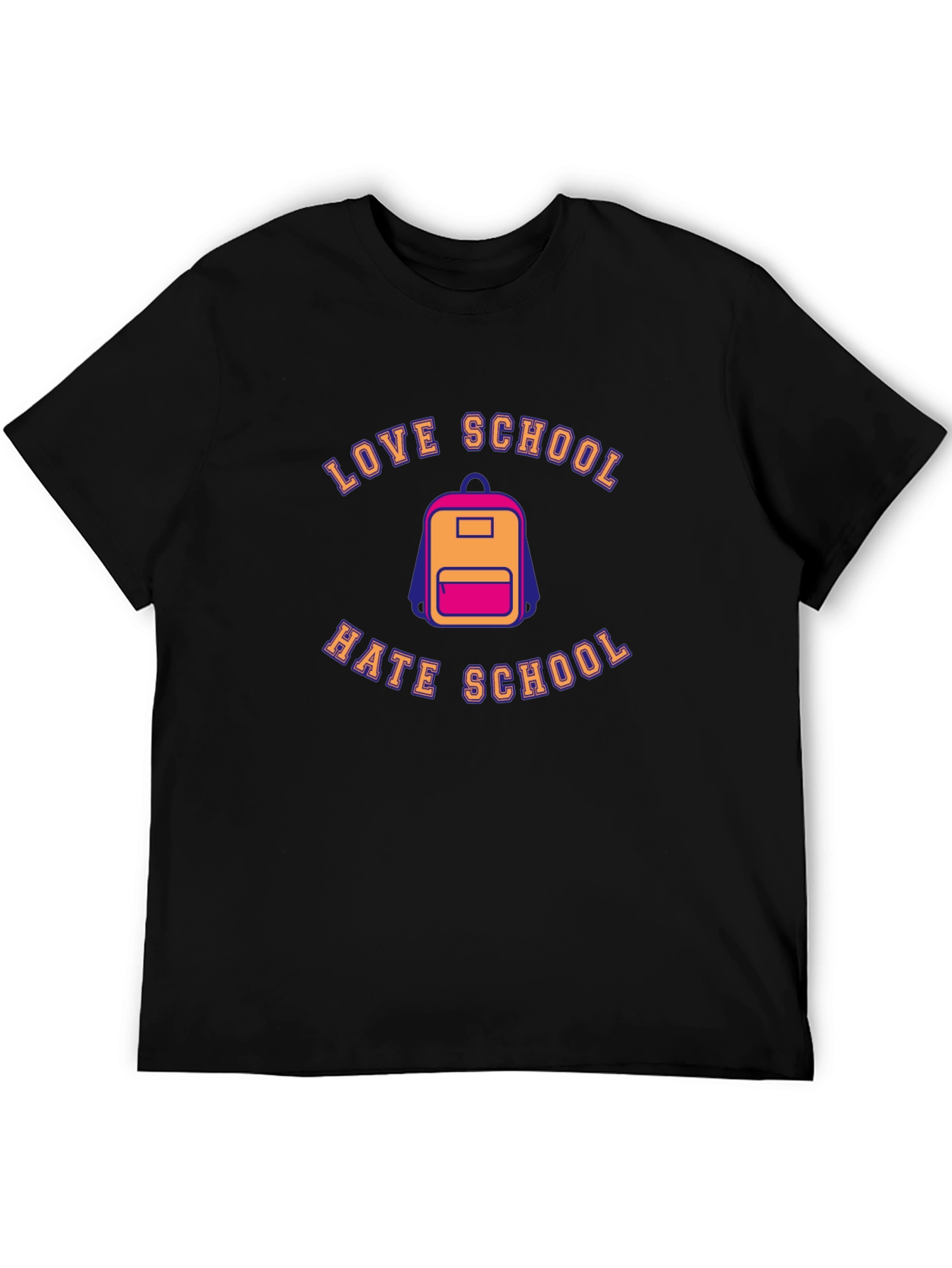 Love Hate School Backpack T-Shirt