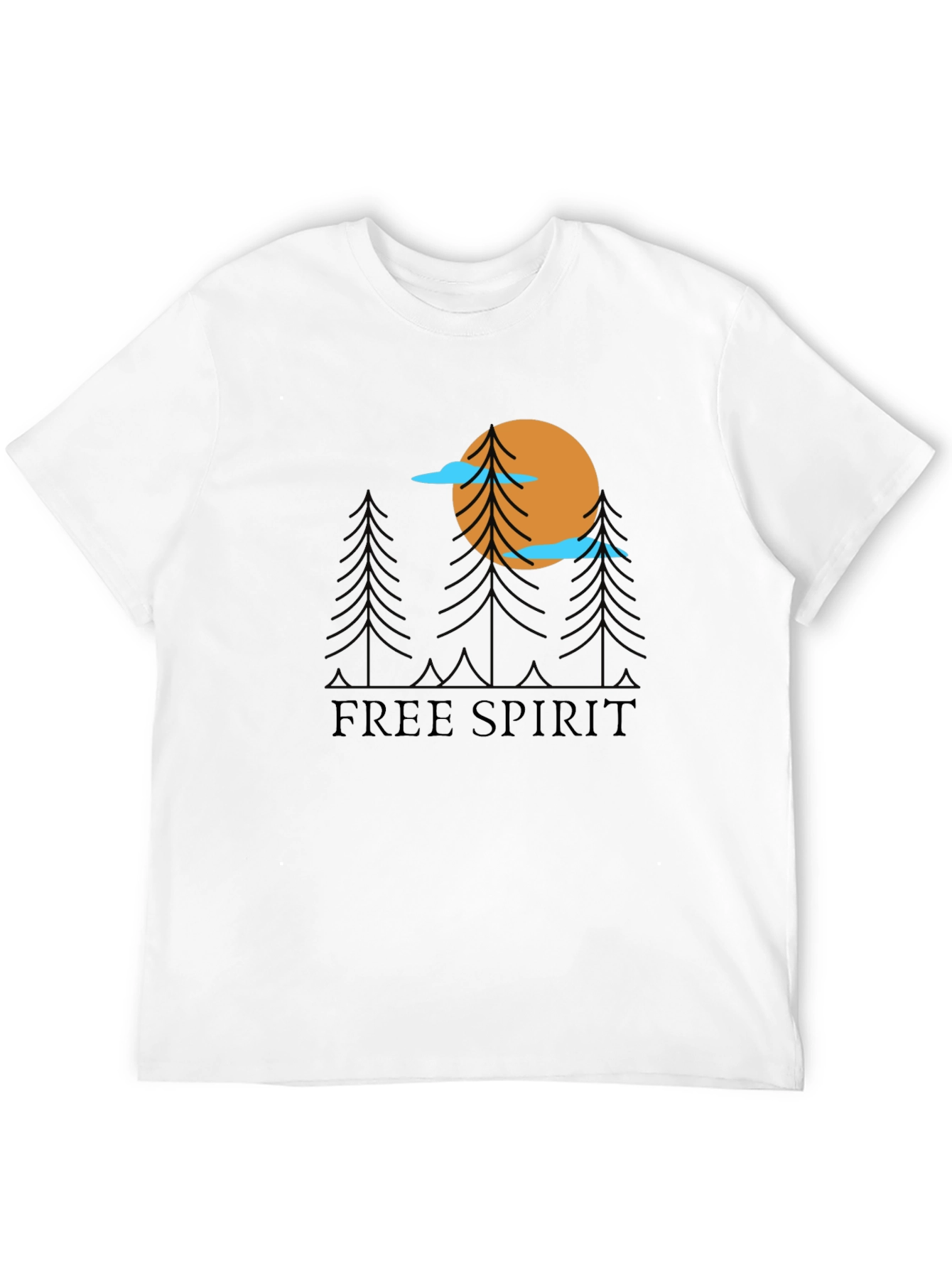 Free Spirit Graphic Tee - Nature Inspired T-Shirt