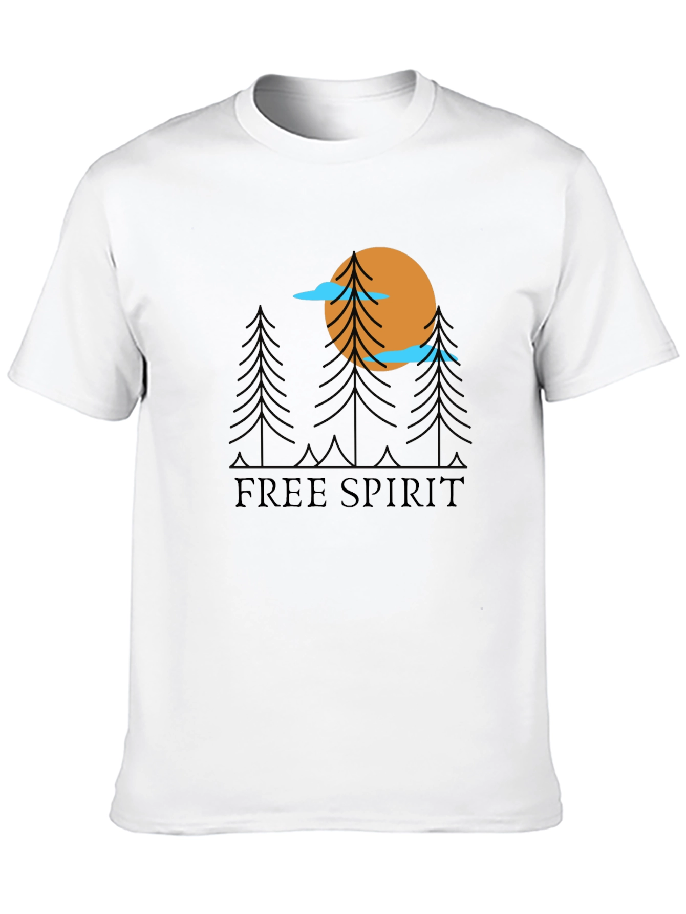 Free Spirit Graphic Tee - Nature Inspired T-Shirt