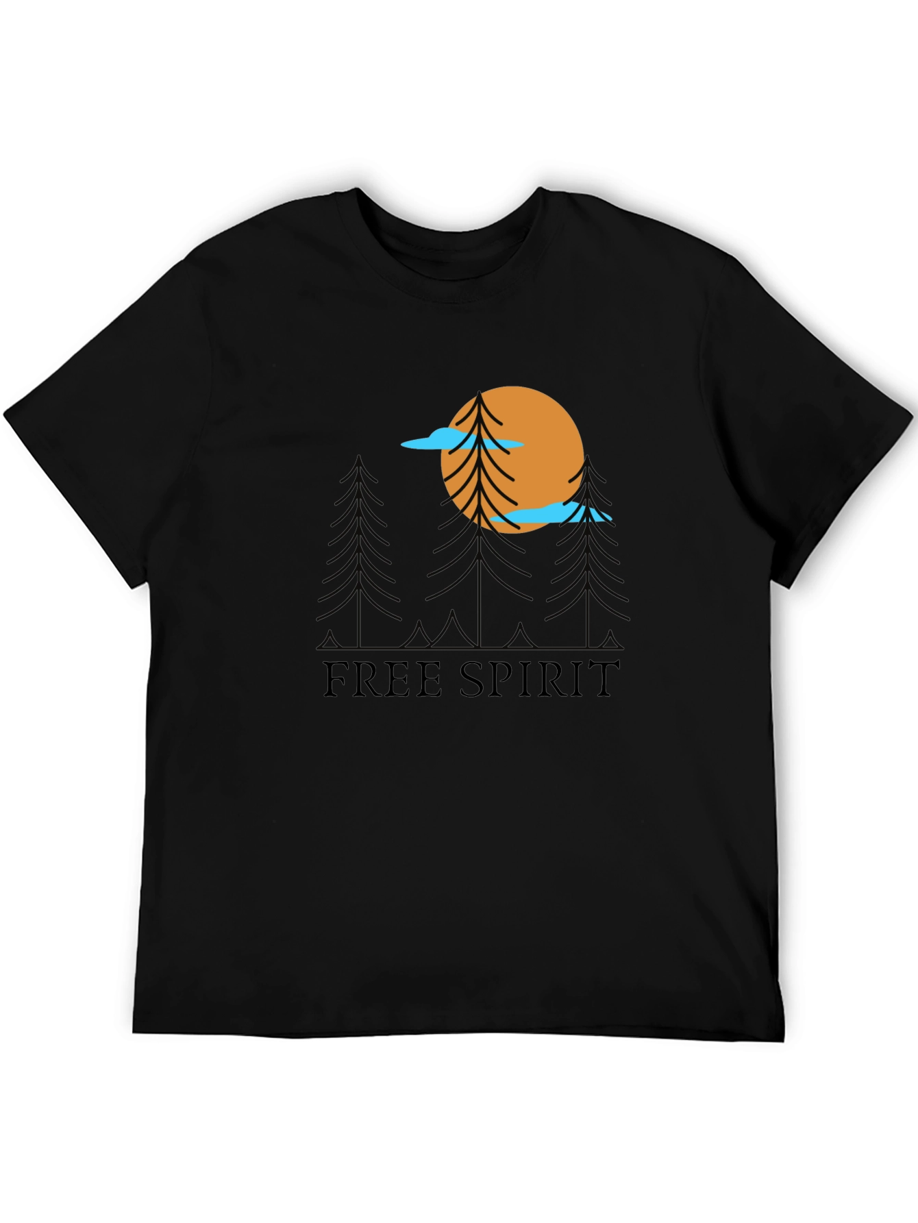Free Spirit Graphic Tee - Nature Inspired T-Shirt