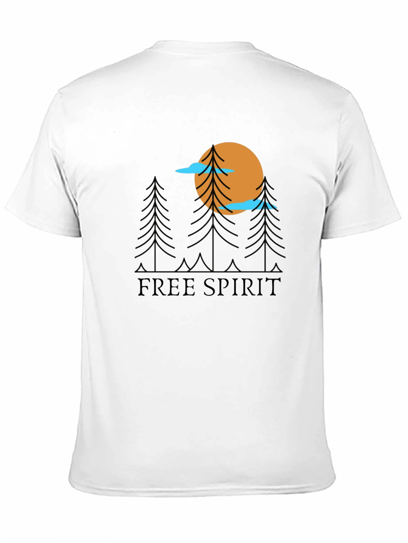 Free Spirit Graphic Tee - Nature Inspired T-Shirt