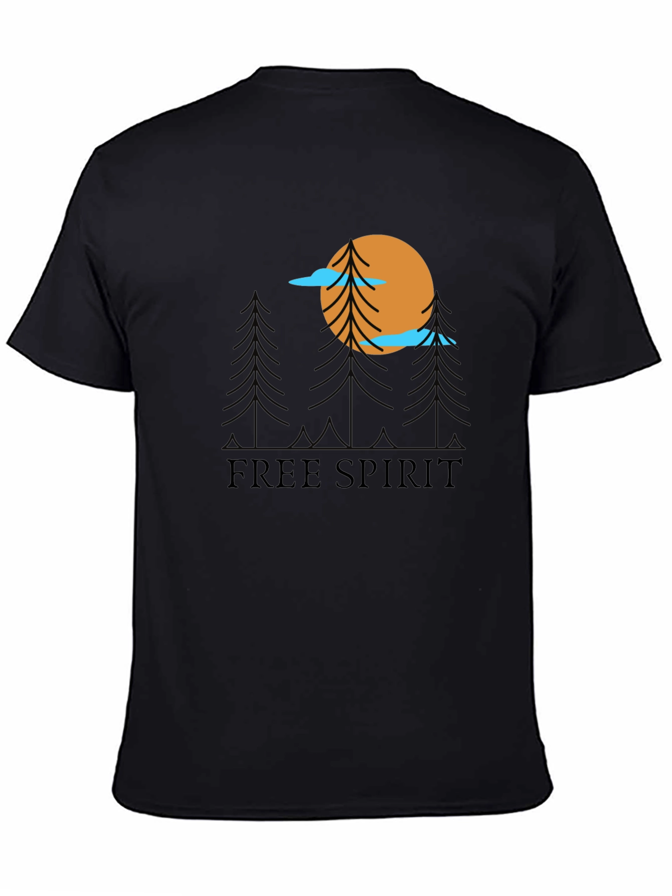 Free Spirit Graphic Tee - Nature Inspired T-Shirt