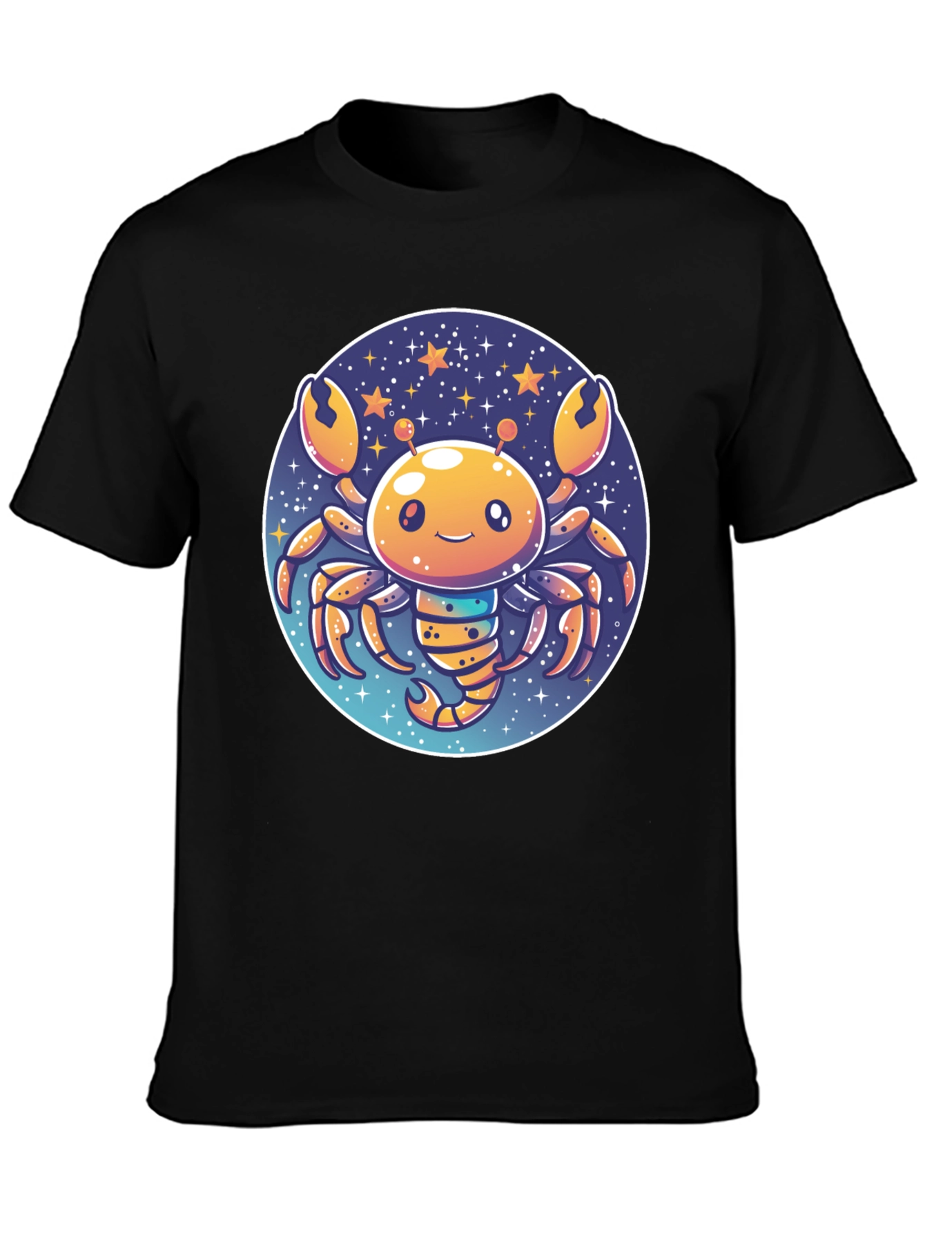 Cartoon Crab Zodiac T-Shirt