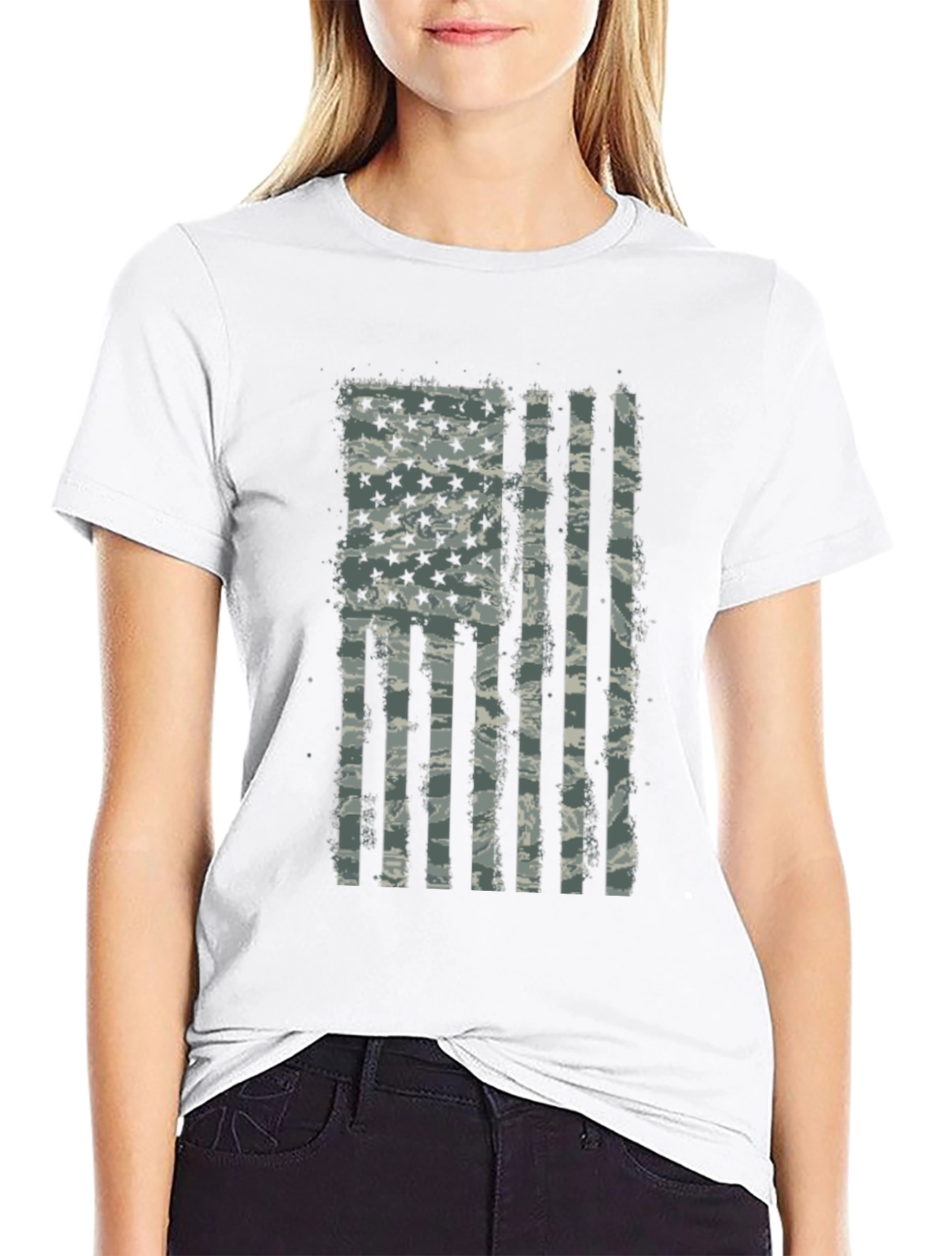 American Flag Camo T-Shirt
