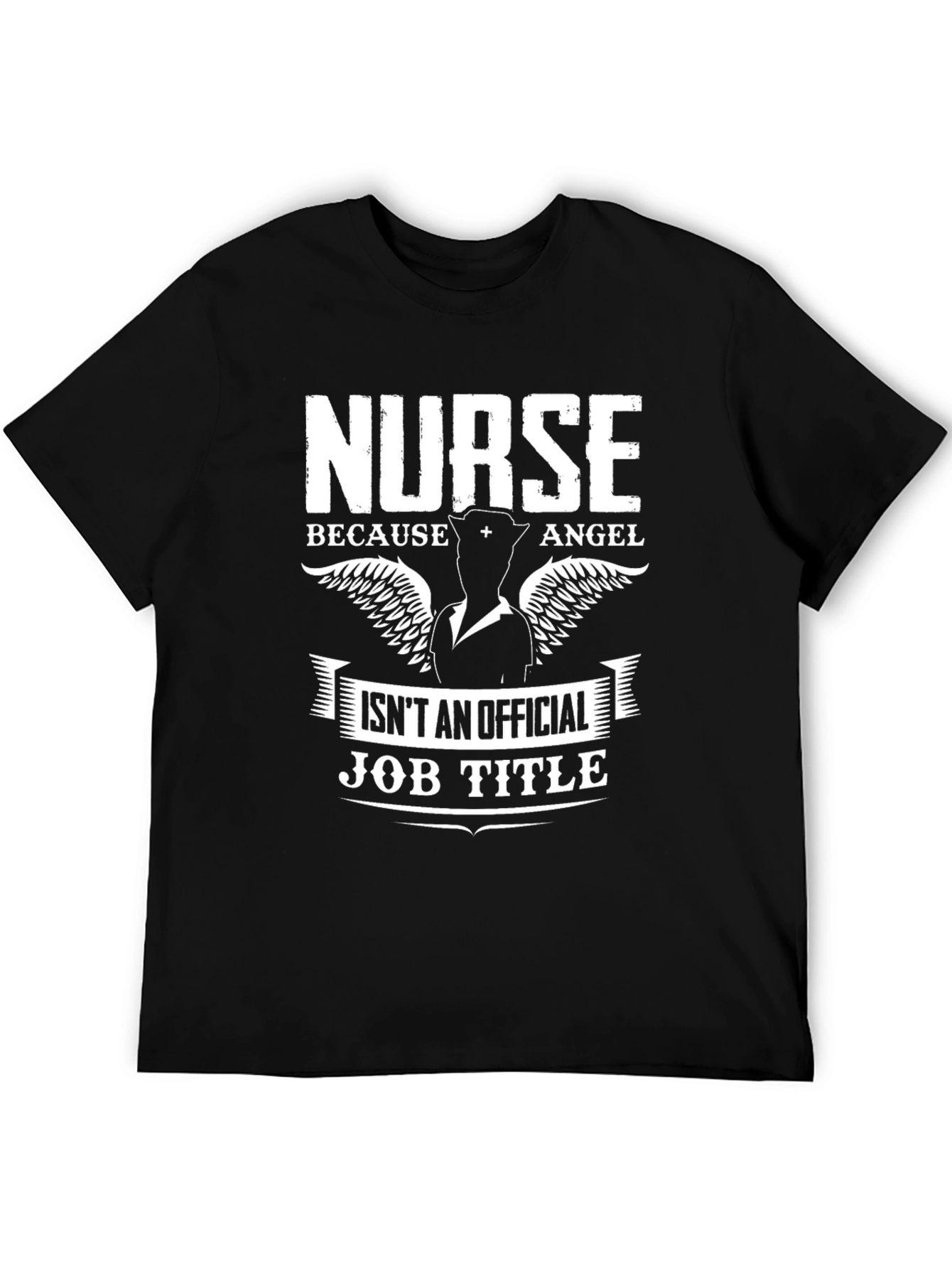 Nurse Angel Job Title T-Shirt
