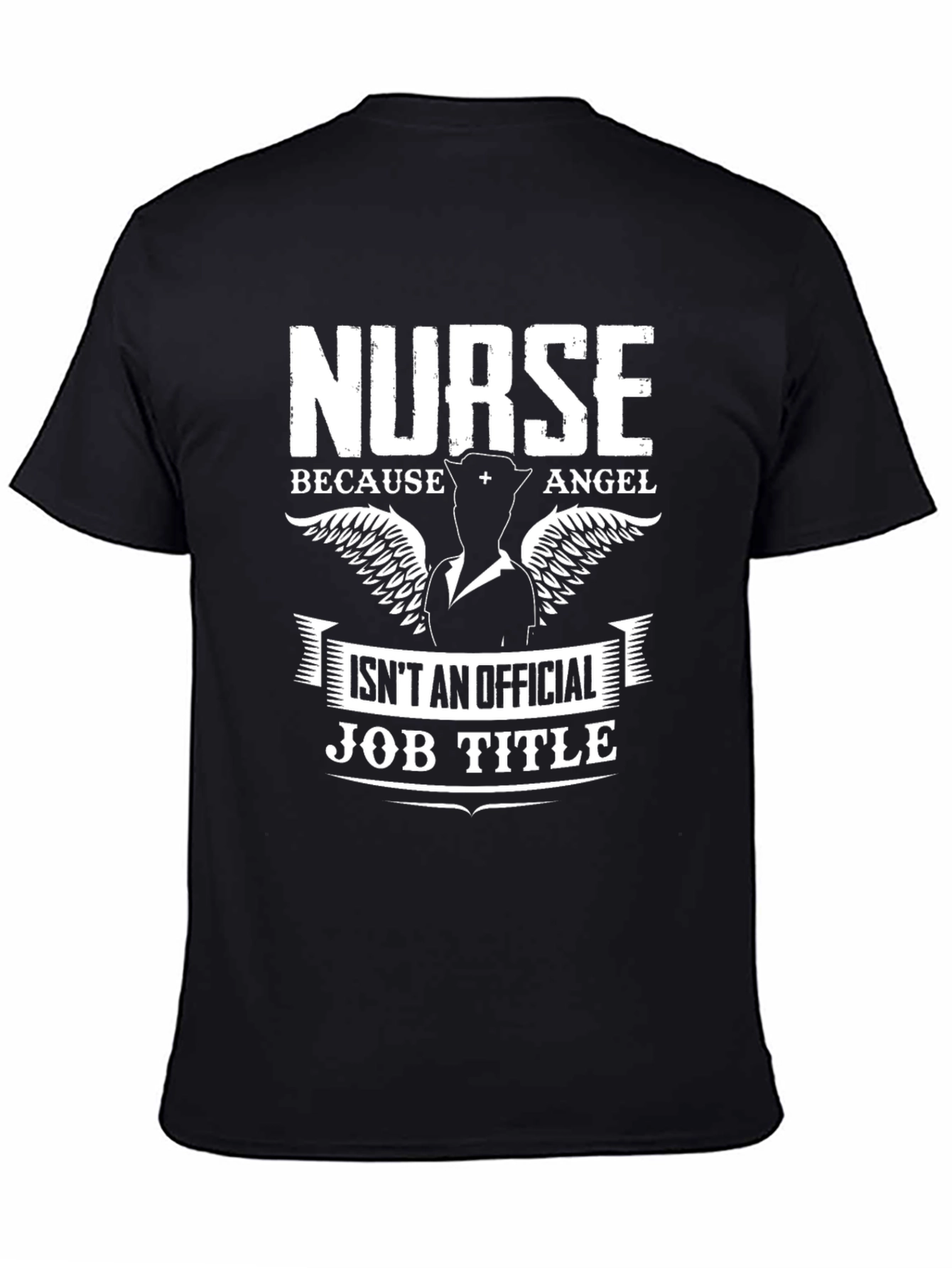 Nurse Angel Job Title T-Shirt