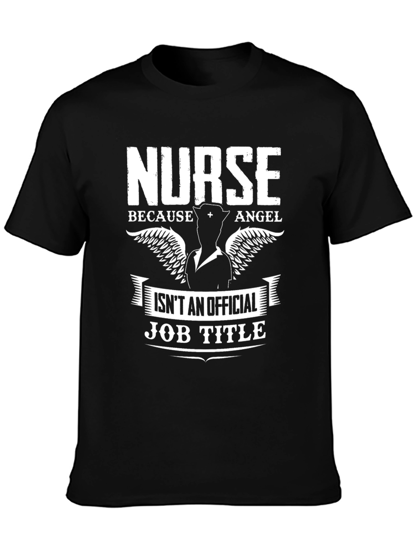 Nurse Angel Job Title T-Shirt