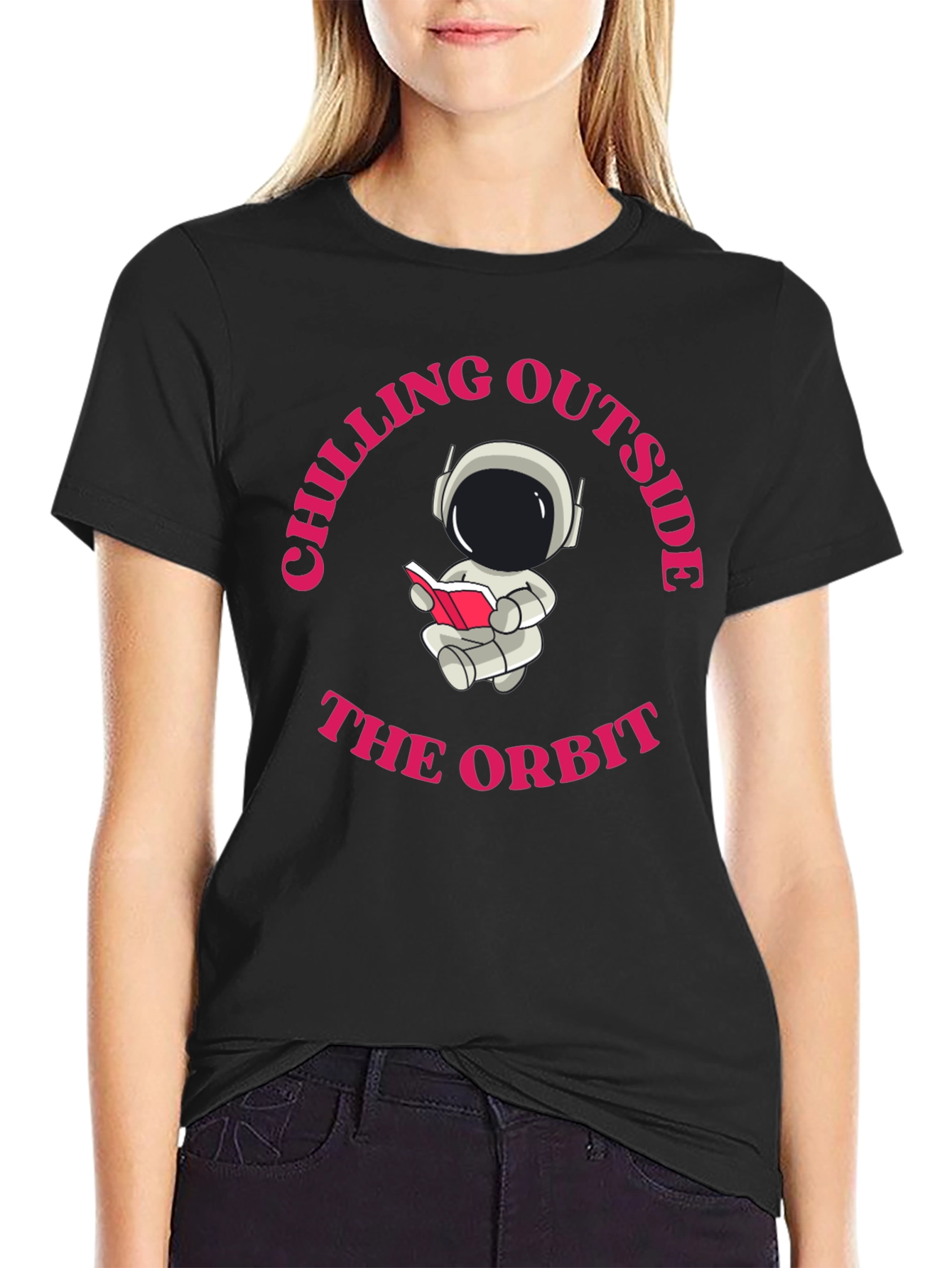 Chilling Outside the Orbit Graphic Tee