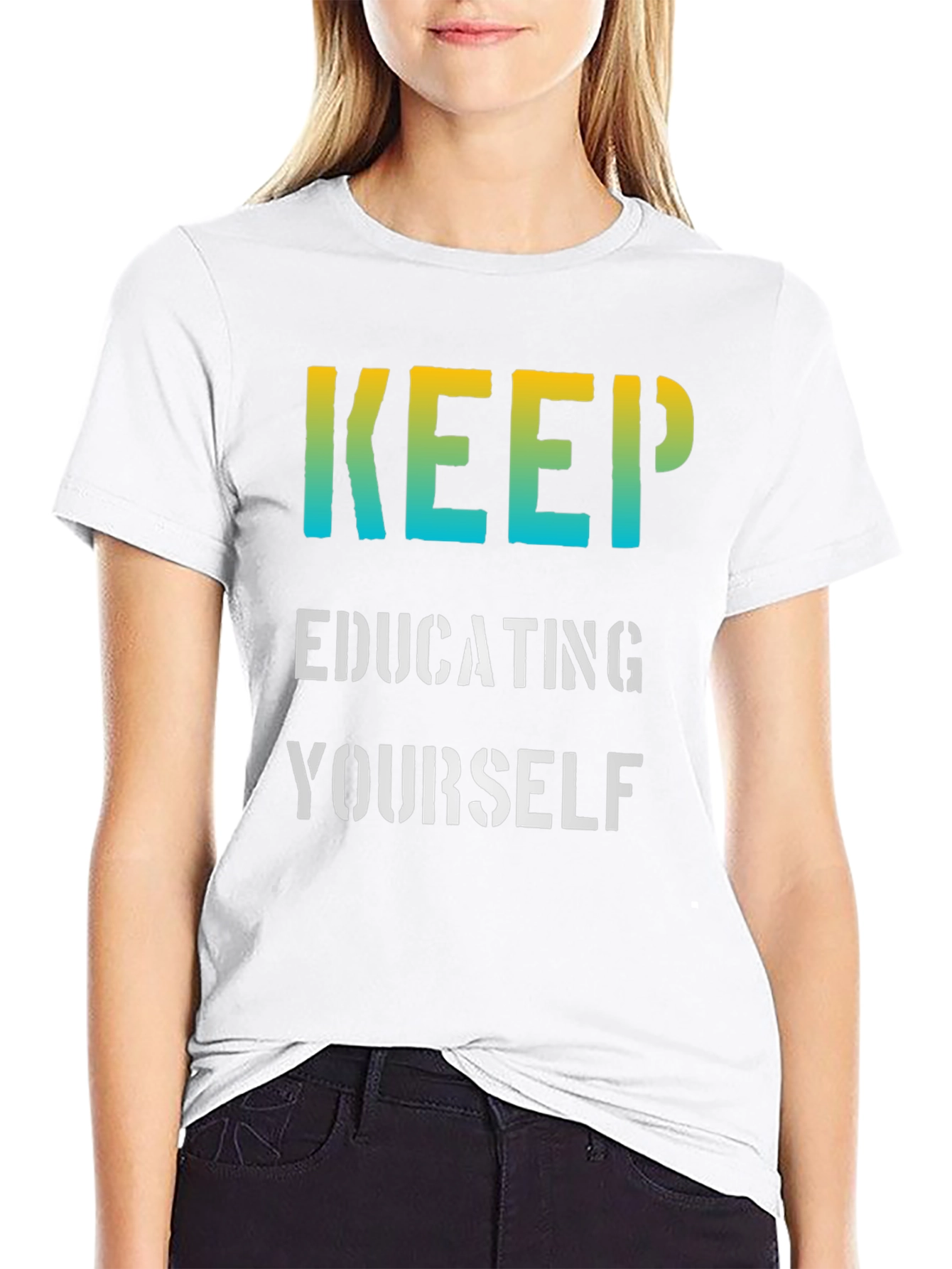 Keep Educating Yourself Graphic T-Shirt