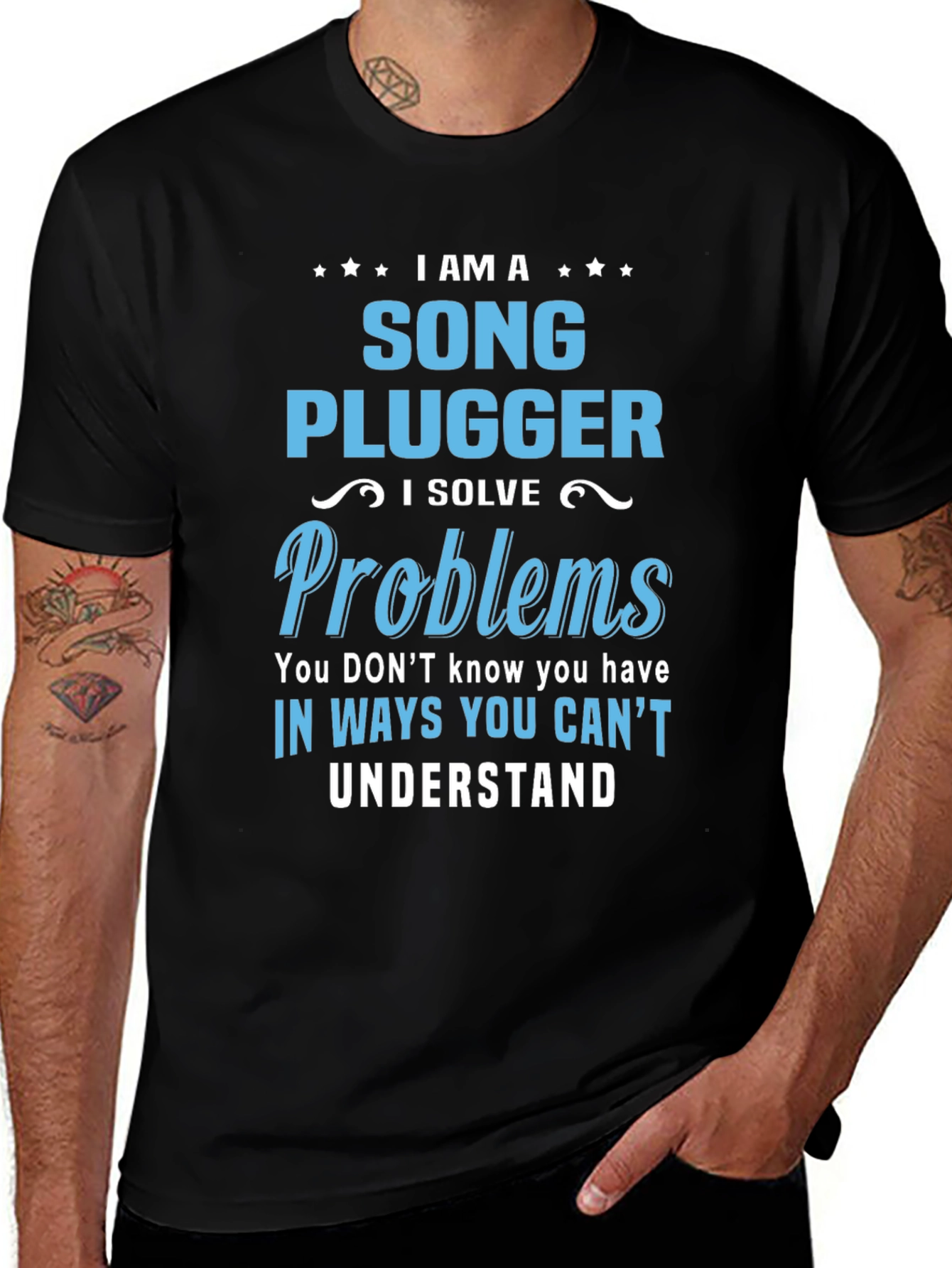 Song Plugger T-Shirt - Problem Solver Tee