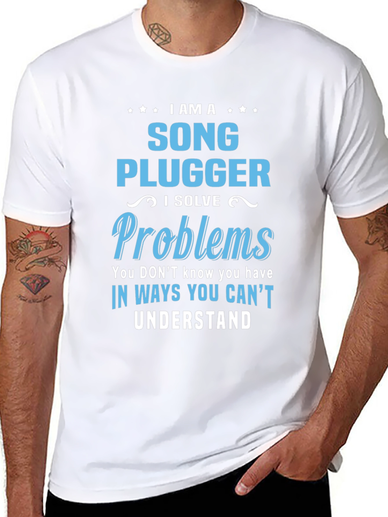 Song Plugger T-Shirt - Problem Solver Tee