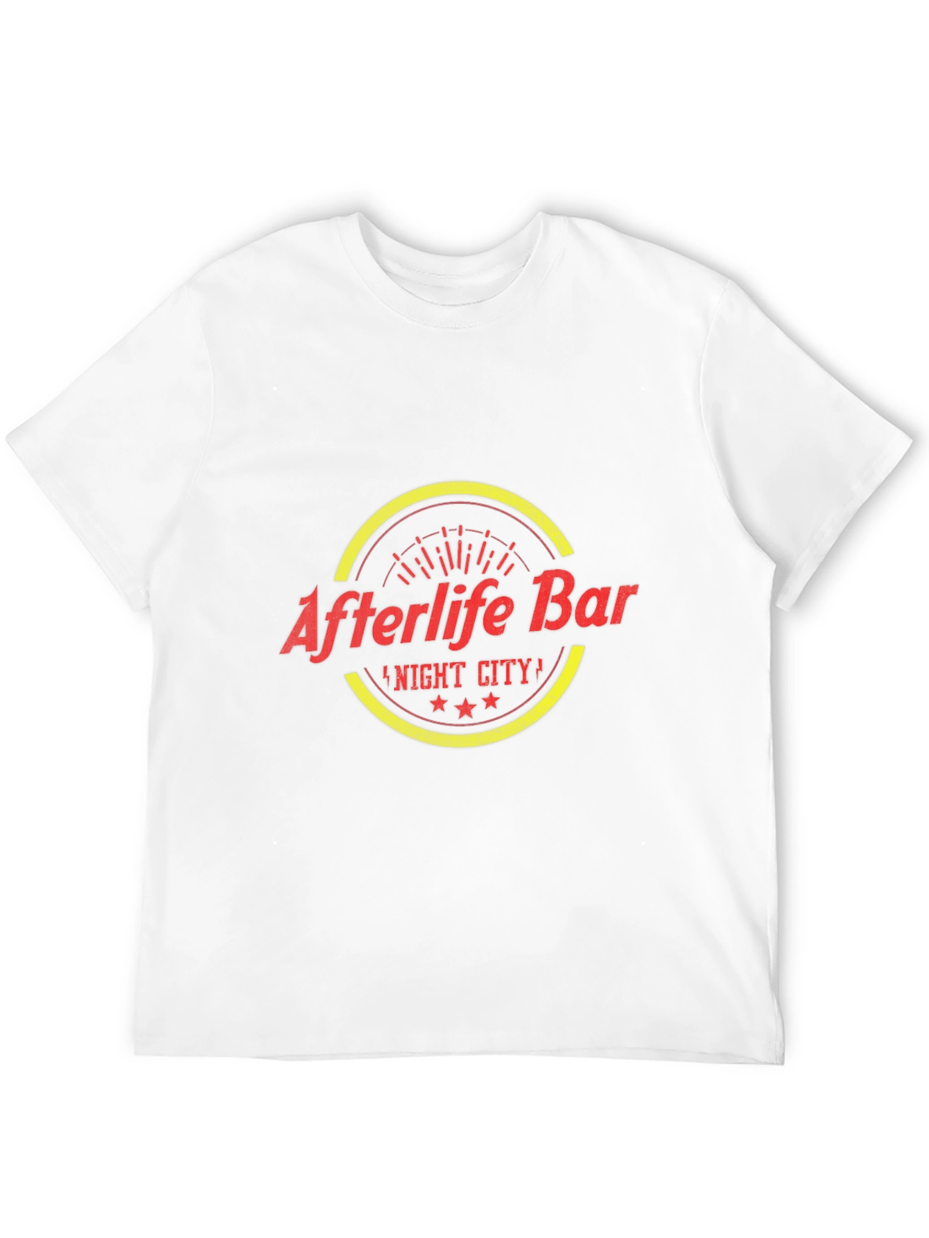 Afterlife Bar Night City T-Shirt - Cyberpunk Inspired Tee