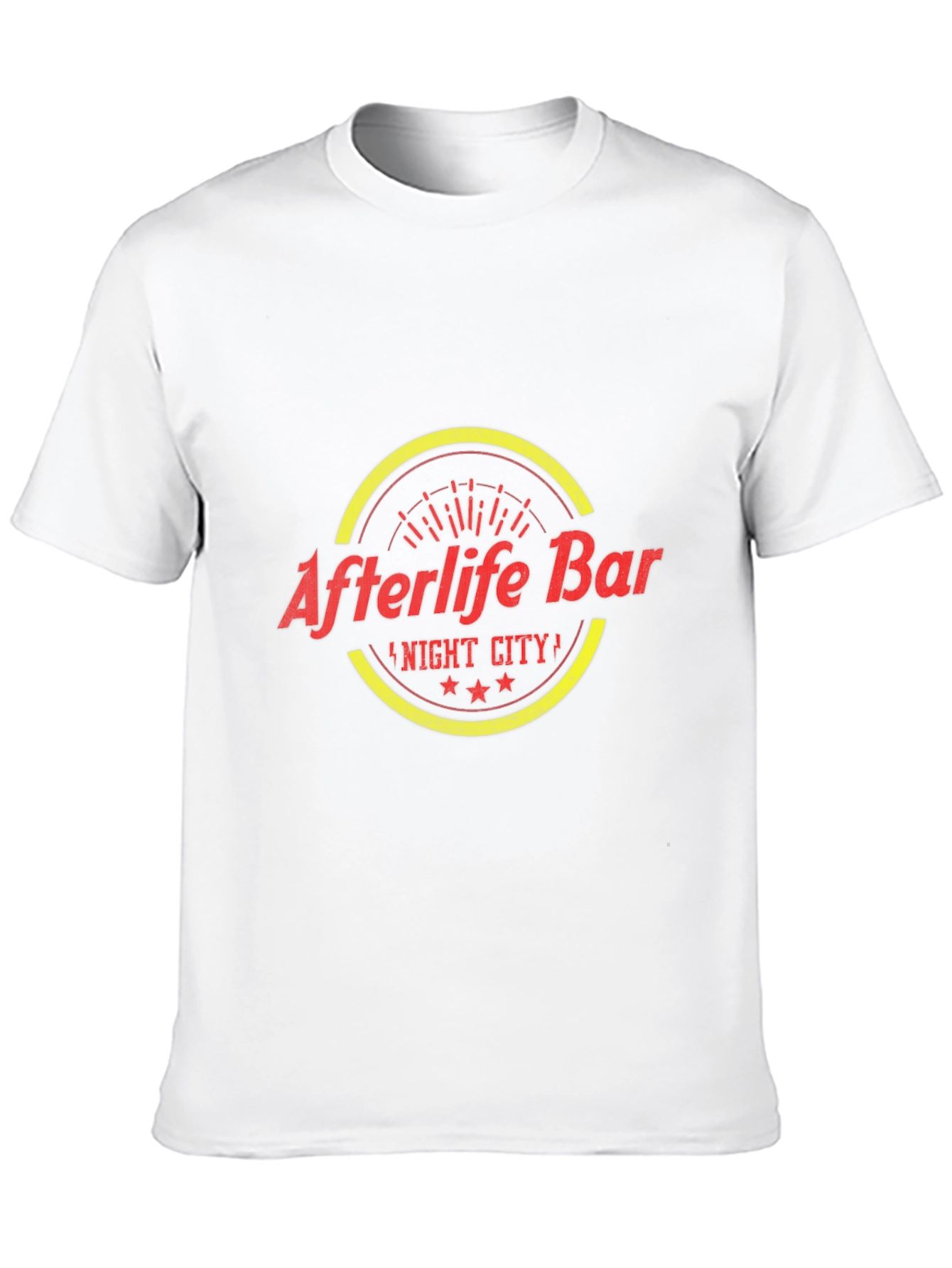 Afterlife Bar Night City T-Shirt - Cyberpunk Inspired Tee