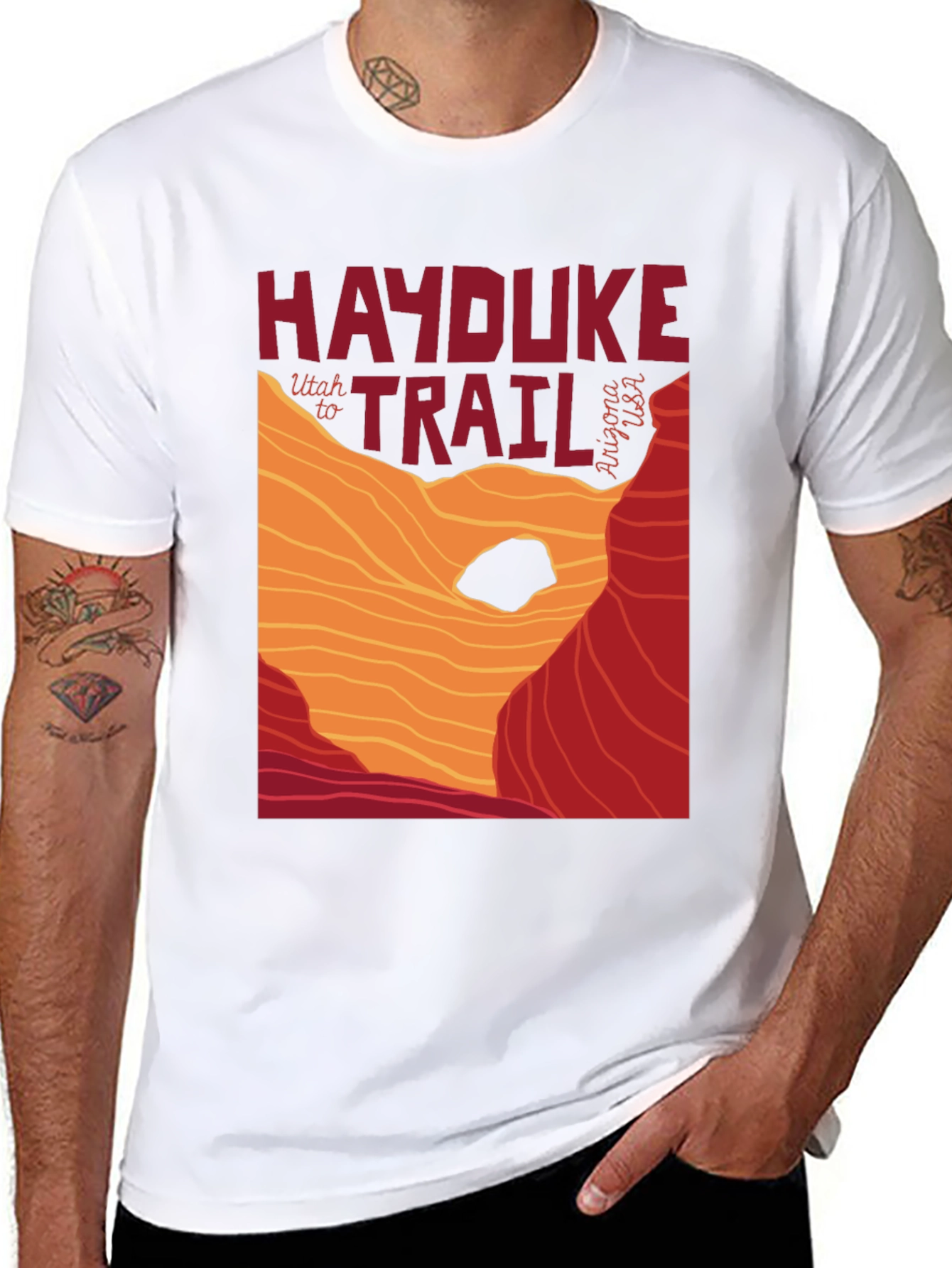 Hayduke Trail T-Shirt - Hiking Adventure Tee