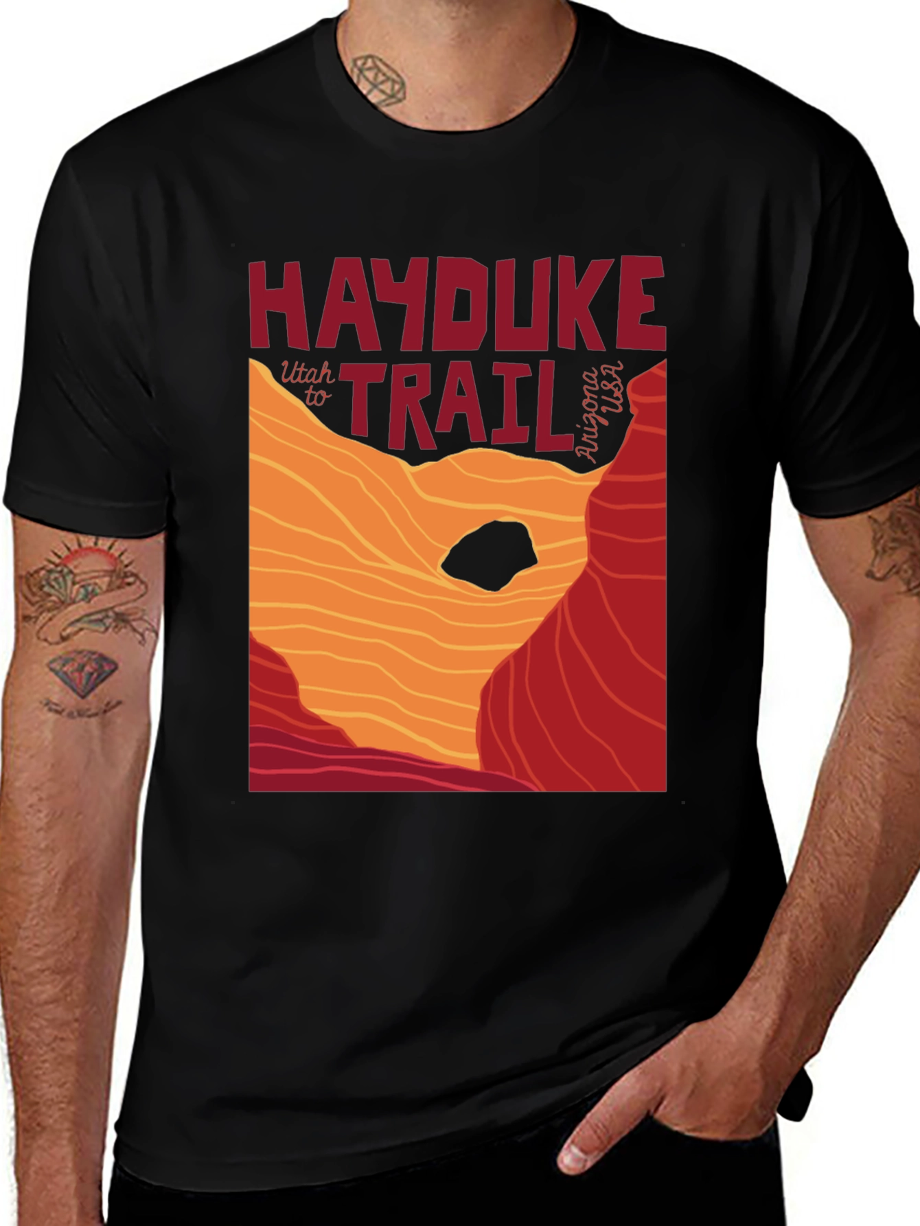 Hayduke Trail T-Shirt - Hiking Adventure Tee