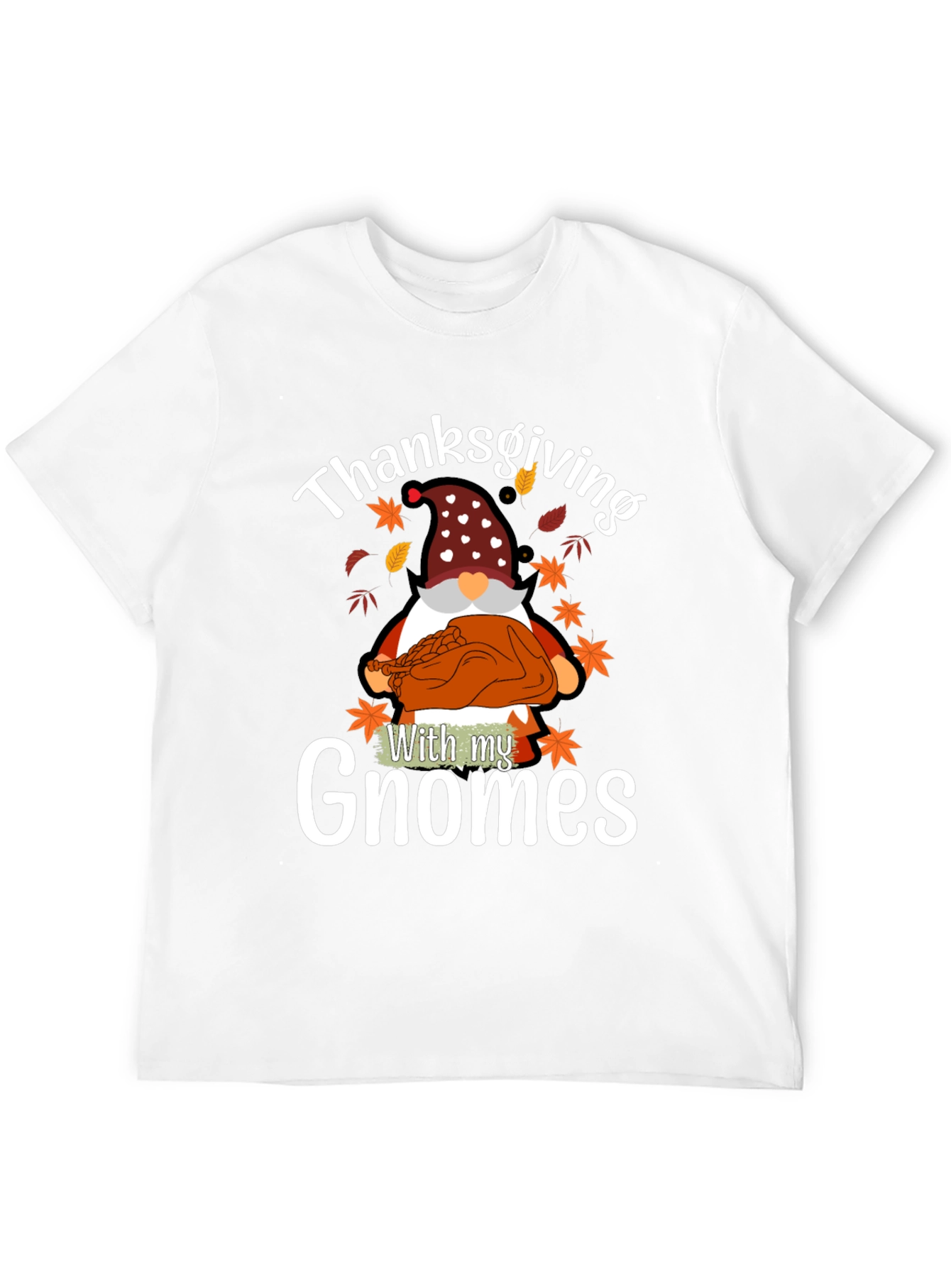 Thanksgiving Gnome T-Shirt - Holiday Novelty Tee