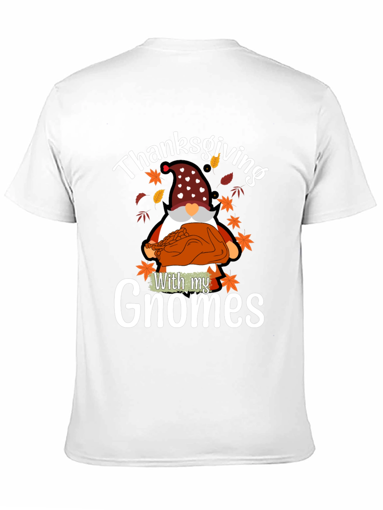 Thanksgiving Gnome T-Shirt - Holiday Novelty Tee