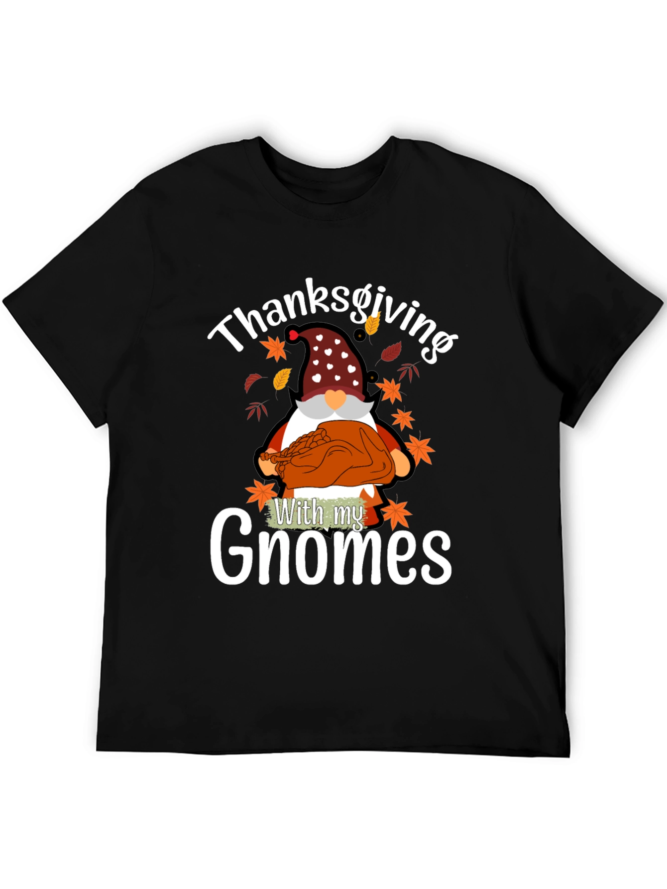 Thanksgiving Gnome T-Shirt - Holiday Novelty Tee