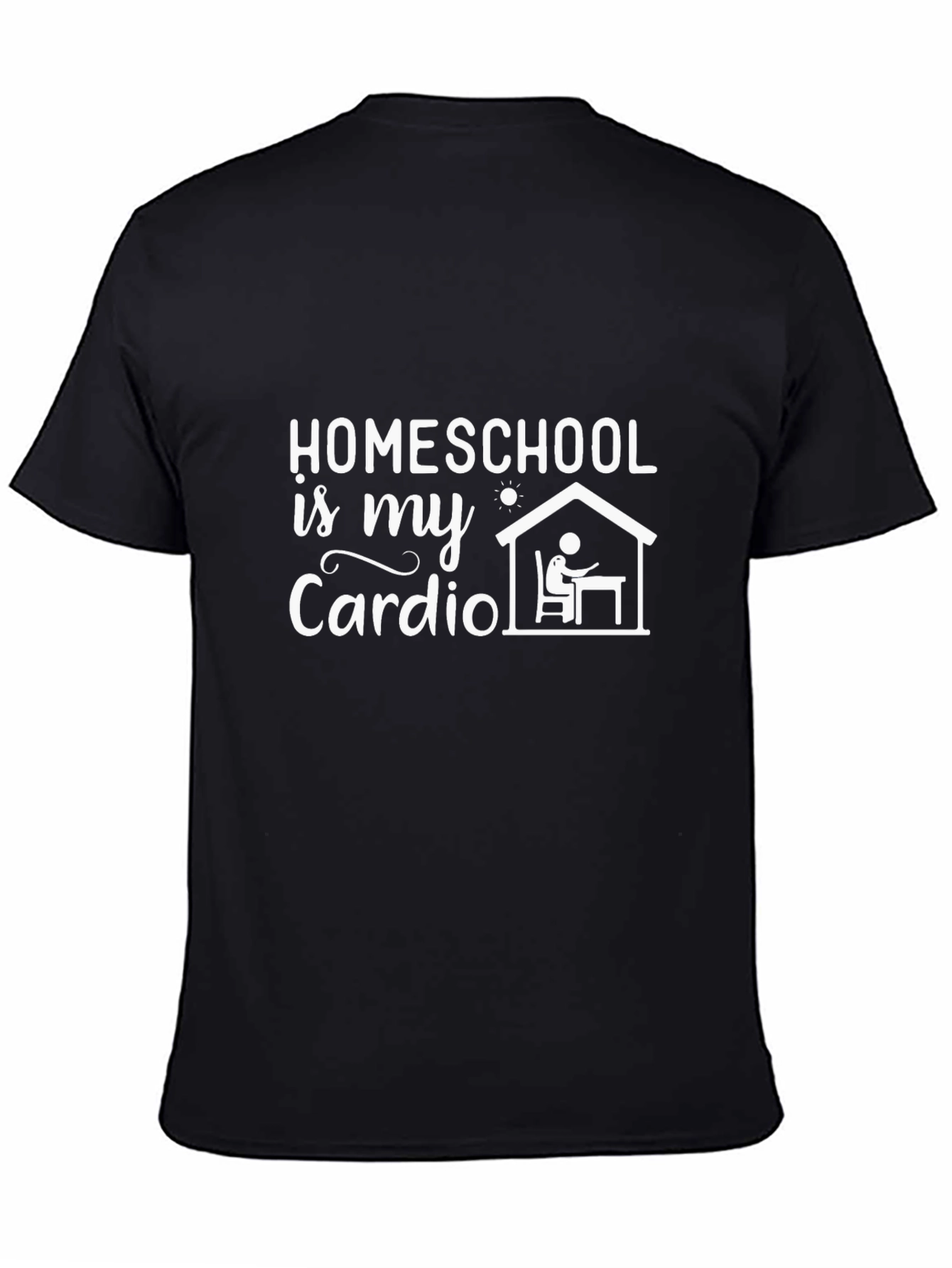 Homeschool is My Cardio Graphic Tee
