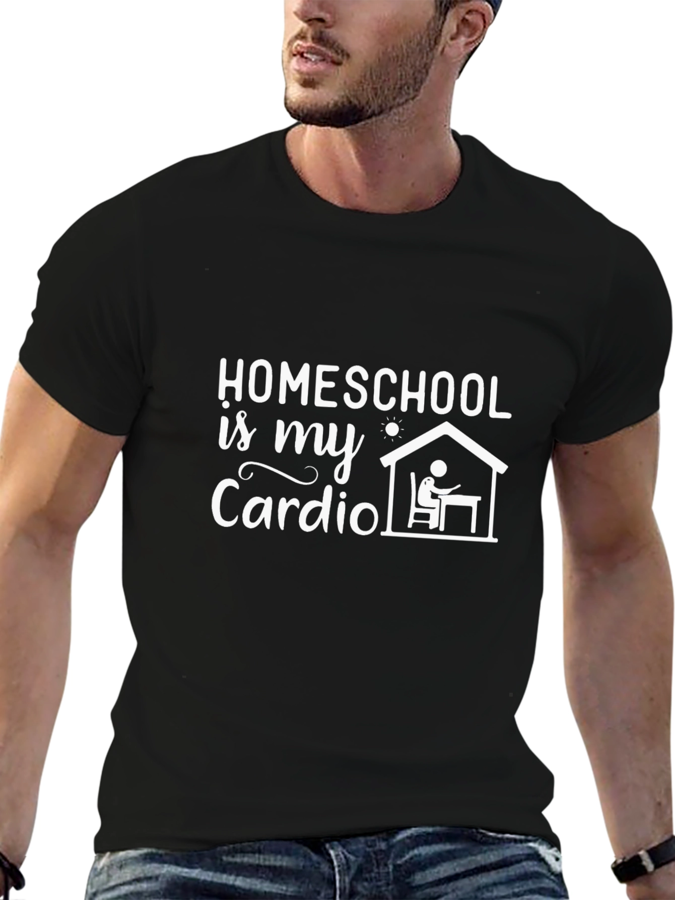 Homeschool is My Cardio Graphic Tee