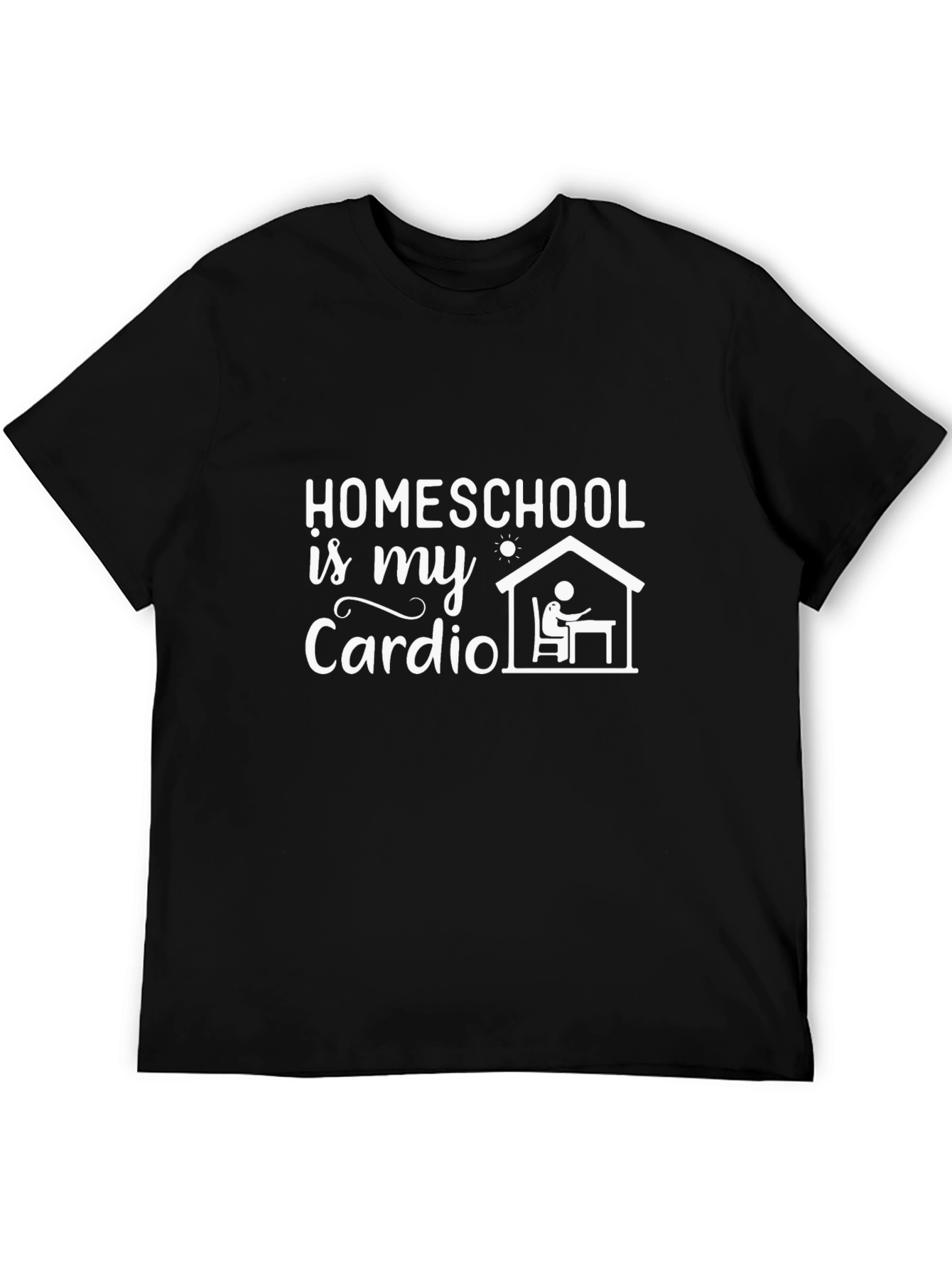 Homeschool is My Cardio Graphic Tee