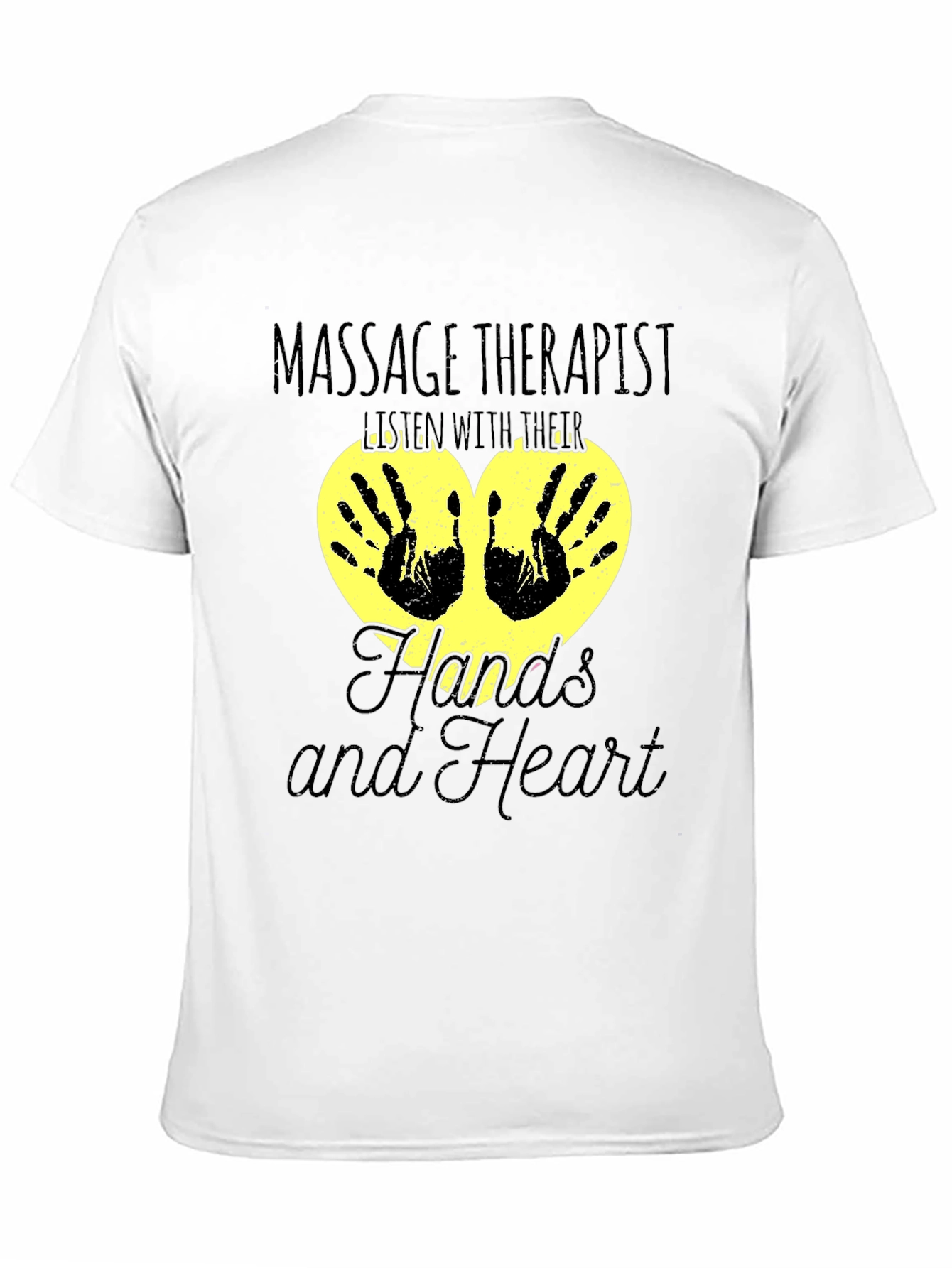 Massage Therapist Hands and Heart T-Shirt