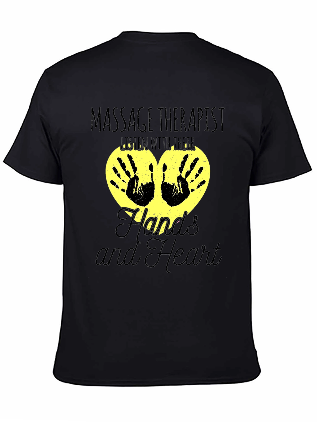 Massage Therapist Hands and Heart T-Shirt