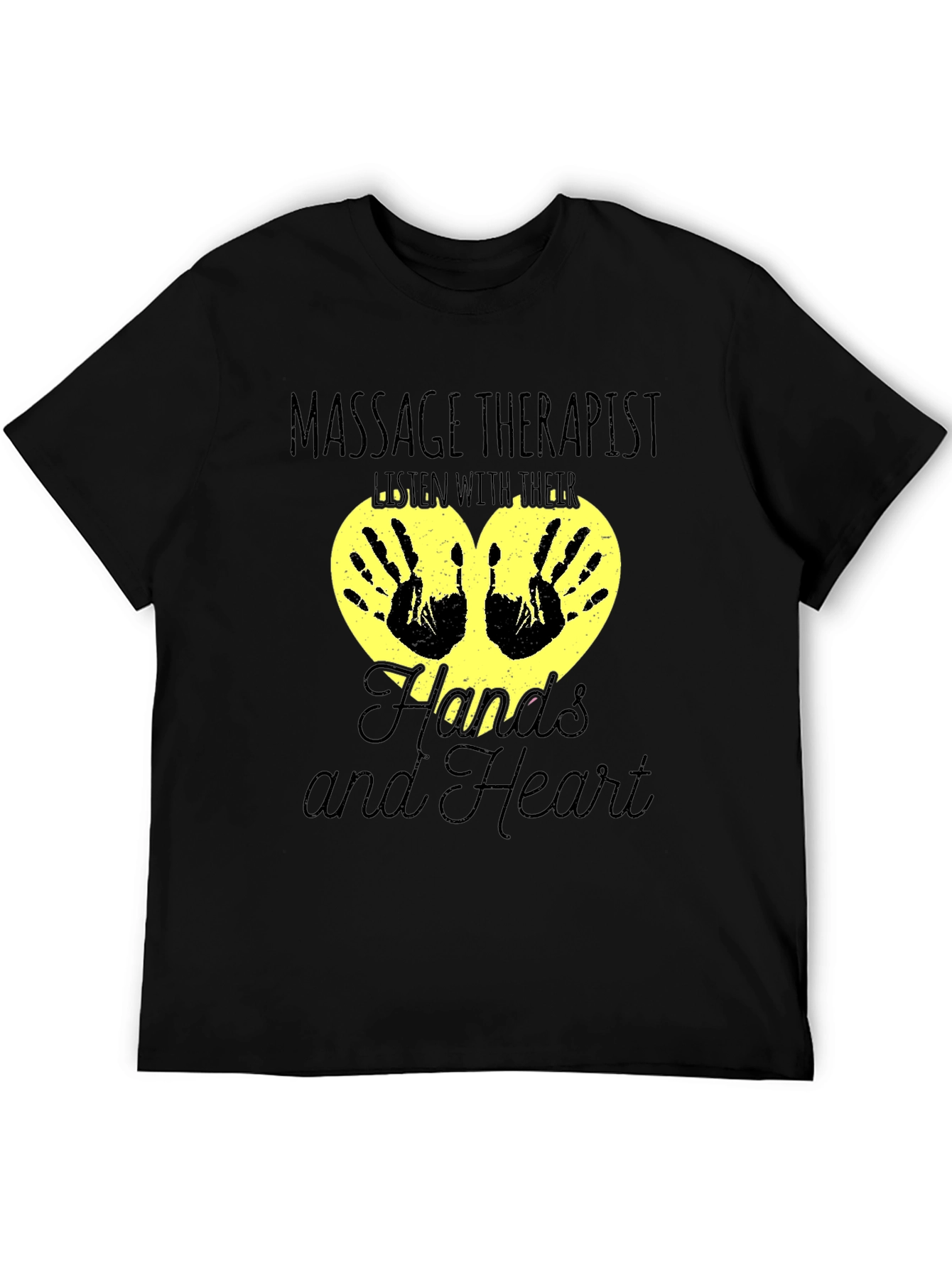 Massage Therapist Hands and Heart T-Shirt