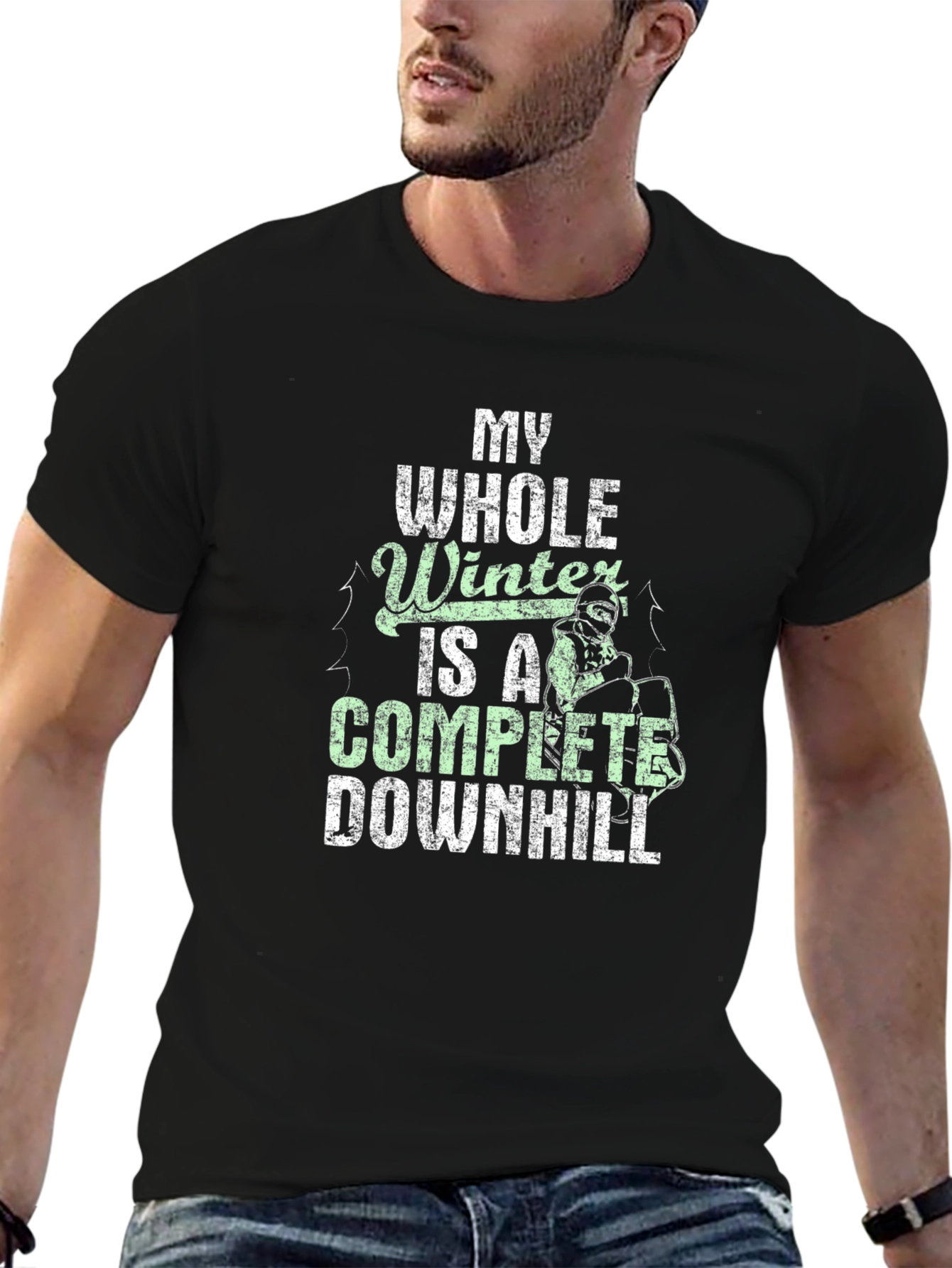 My Whole Winter Is A Complete Downhill T-Shirt