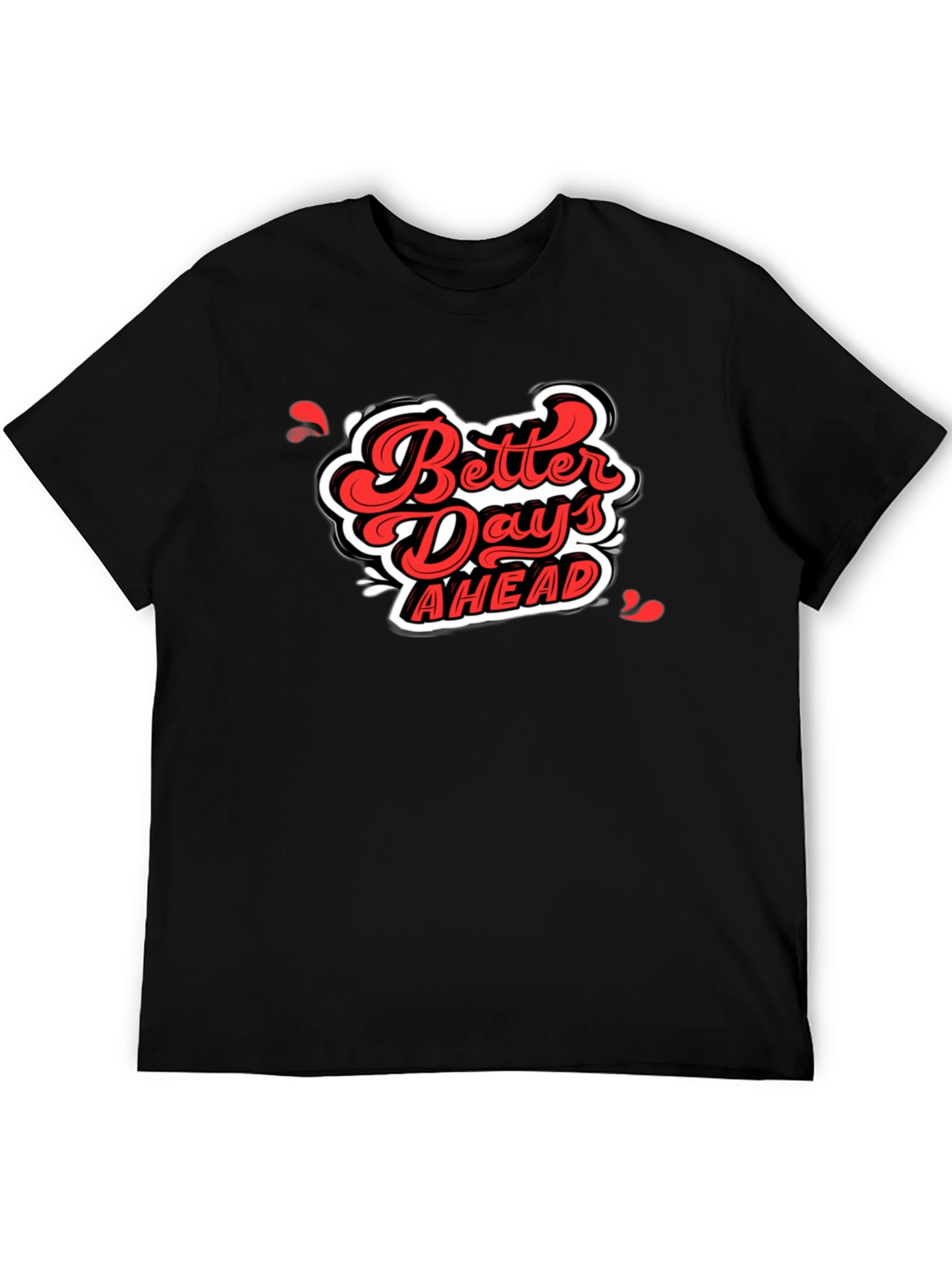 Better Days Ahead Graphic Tee - Black