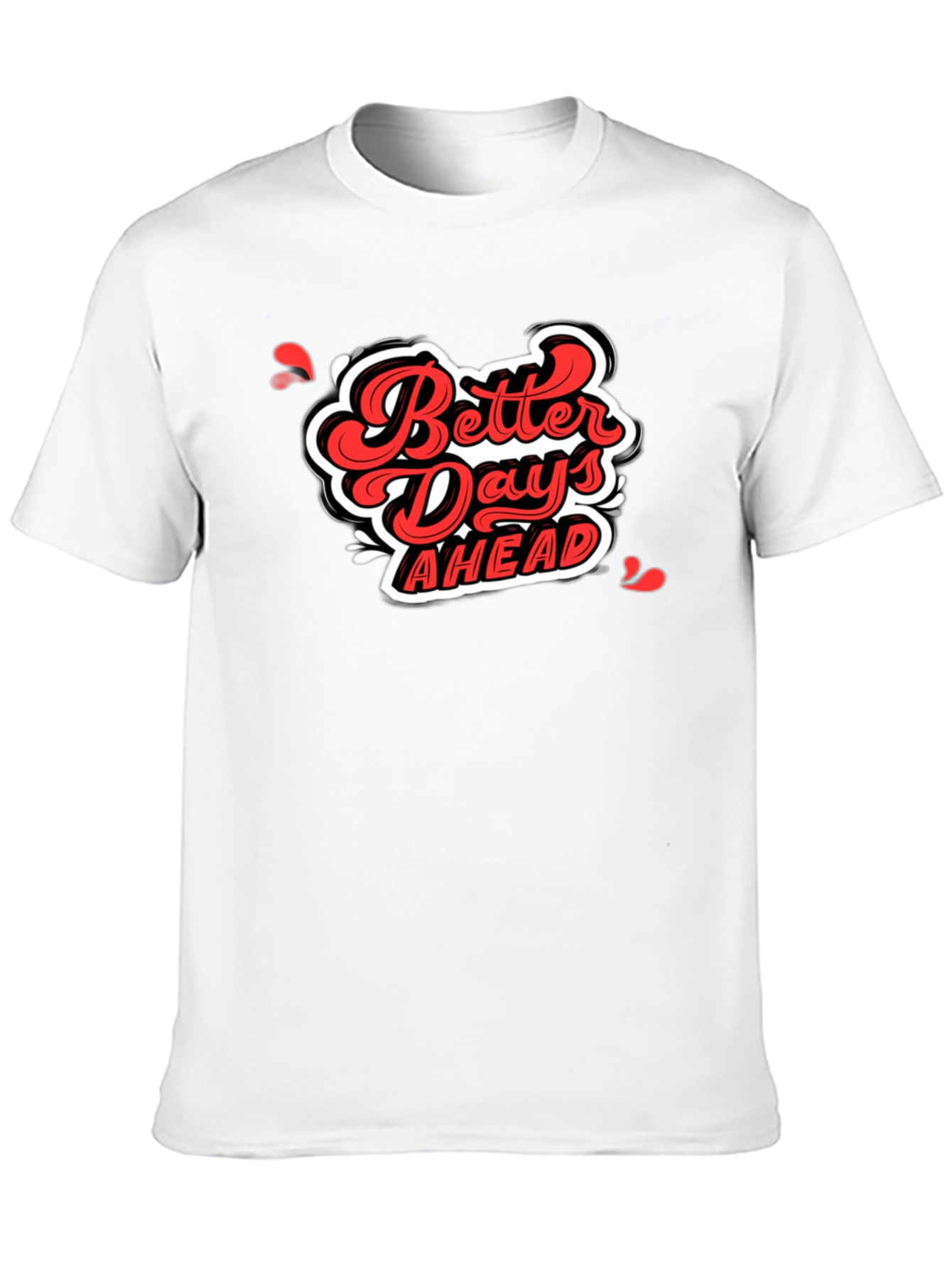 Better Days Ahead Graphic Tee - Black