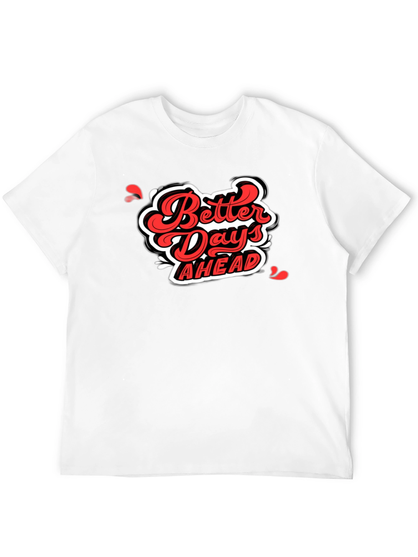 Better Days Ahead Graphic Tee - Black