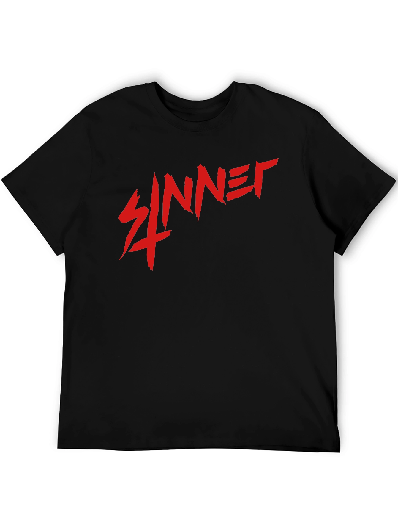 Sinner Black T-Shirt - Bold Graphic Tee