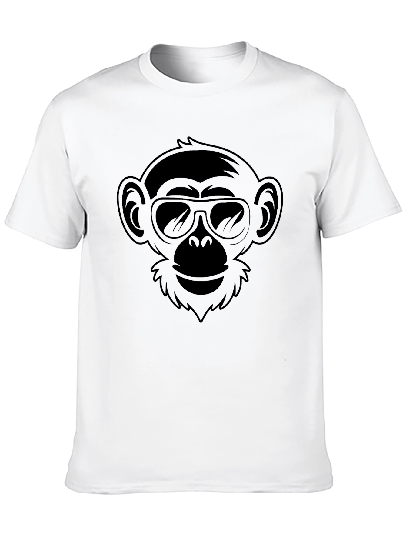 Cool Monkey Graphic Tee - Black T-Shirt