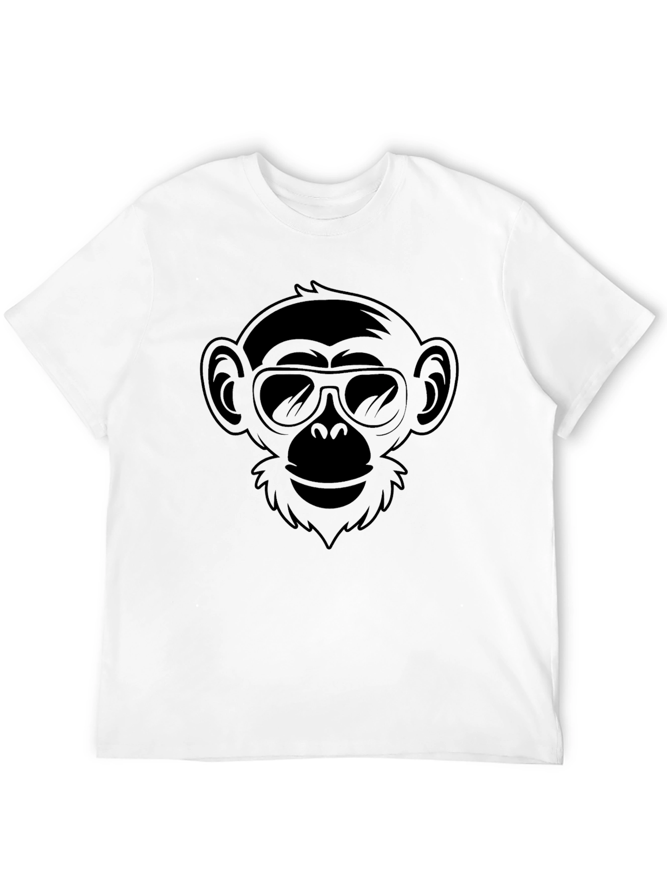 Cool Monkey Graphic Tee - Black T-Shirt