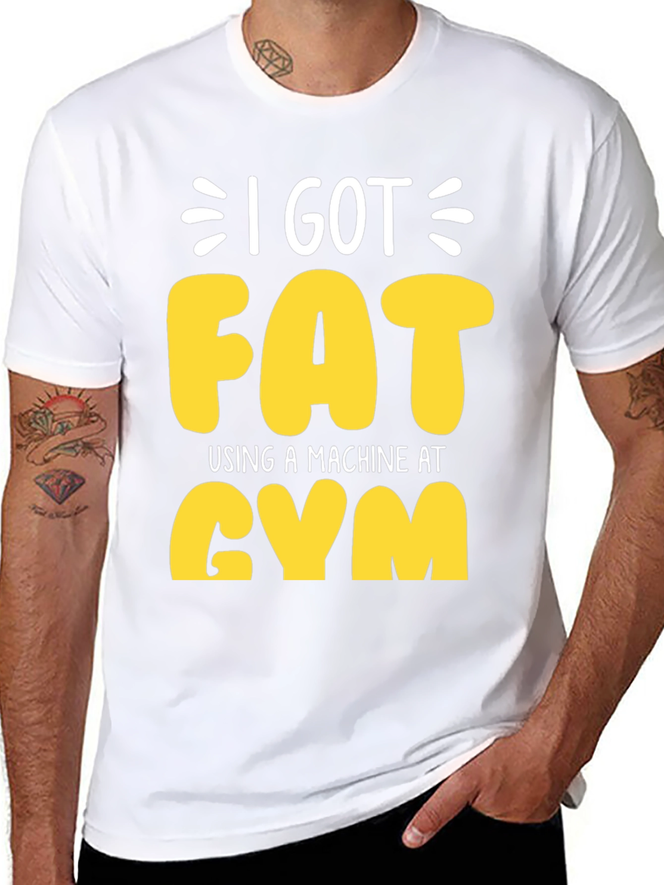 I Got Fat Using a Machine at Gym T-Shirt