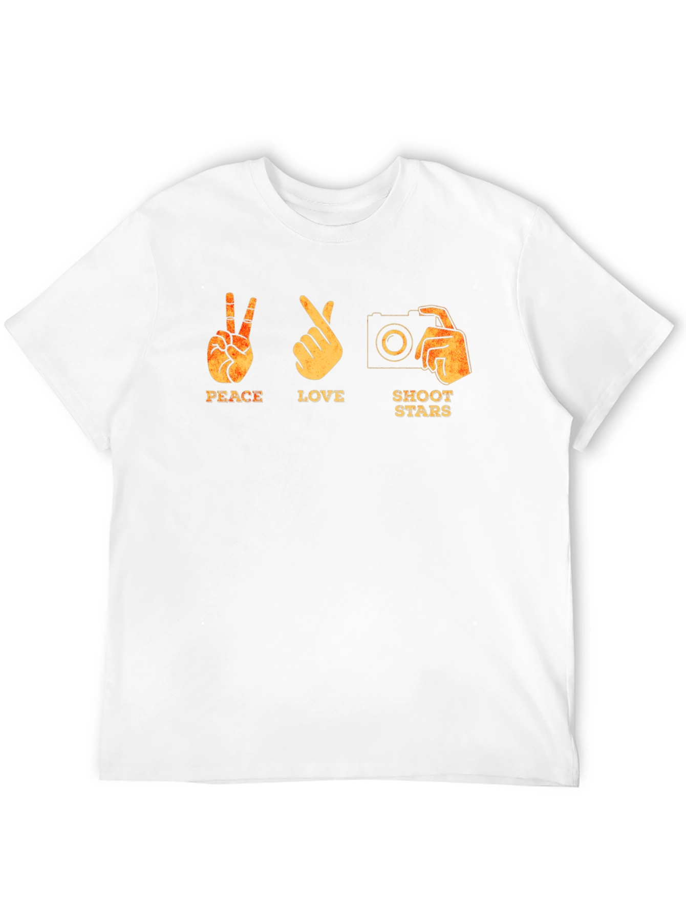 Peace Love Shoot Stars Graphic T-Shirt