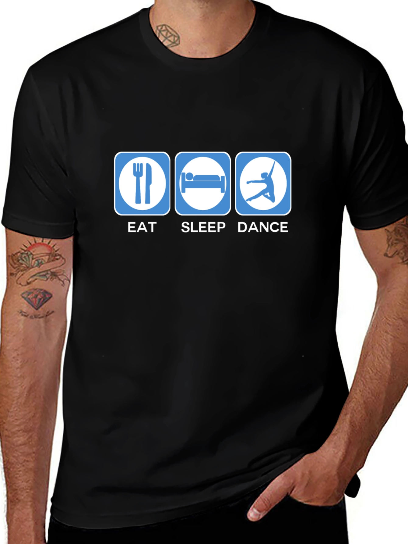 Eat Sleep Dance Graphic T-Shirt