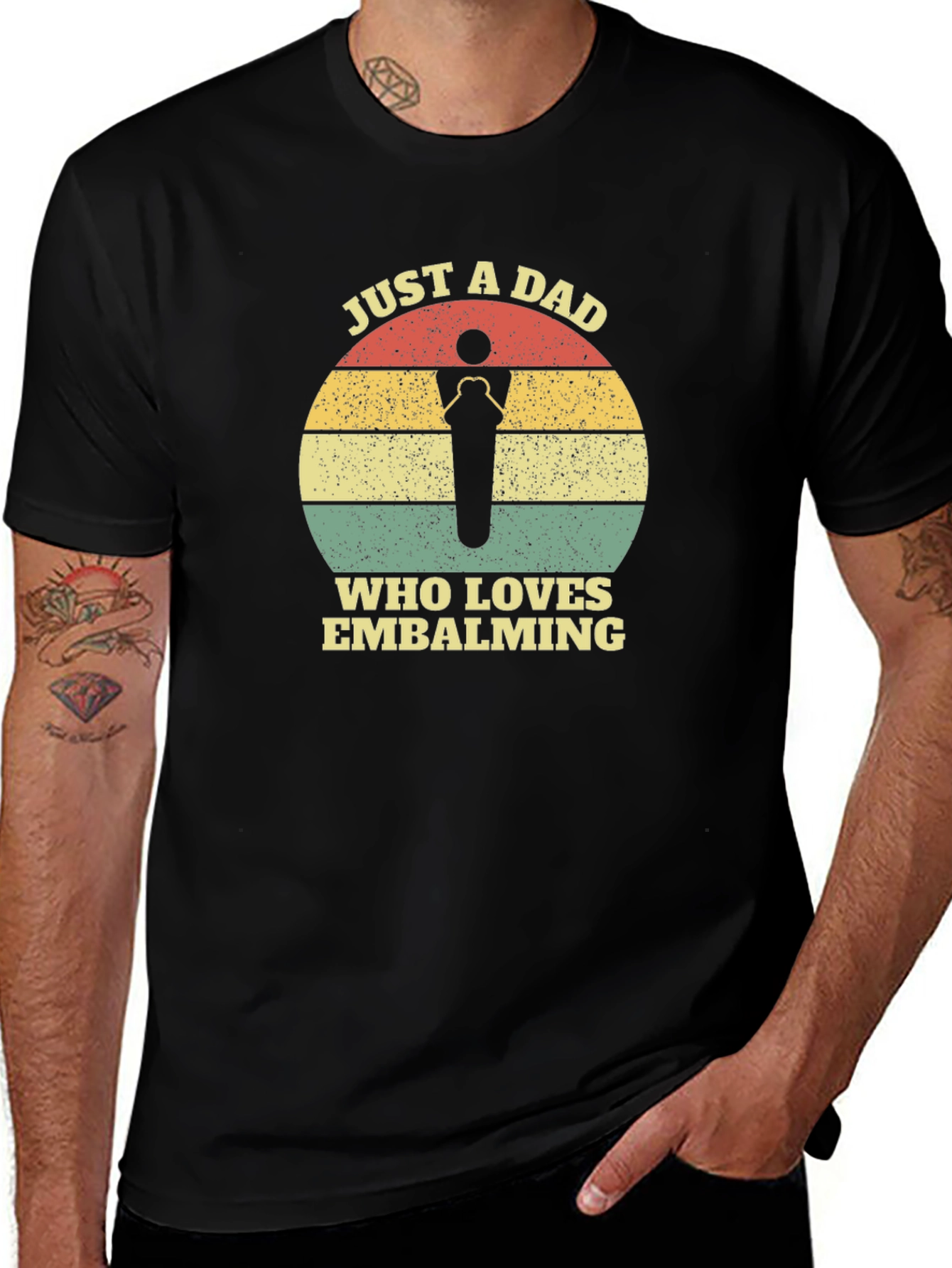 Just a Dad Who Loves Embalming T-Shirt
