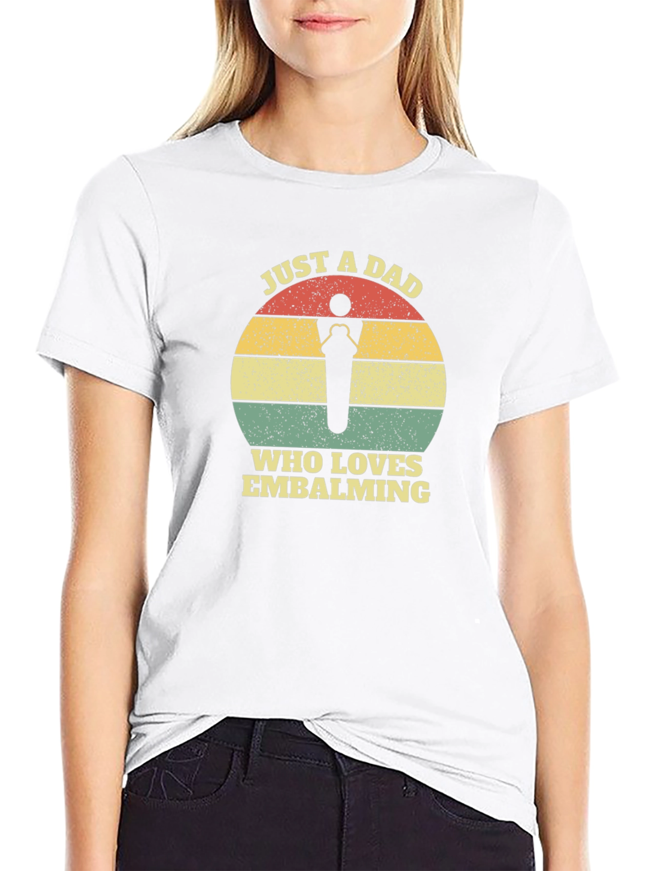 Just a Dad Who Loves Embalming T-Shirt