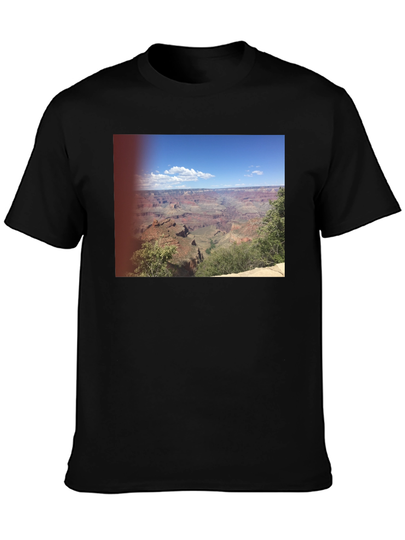 Grand Canyon Graphic Print Black T-Shirt