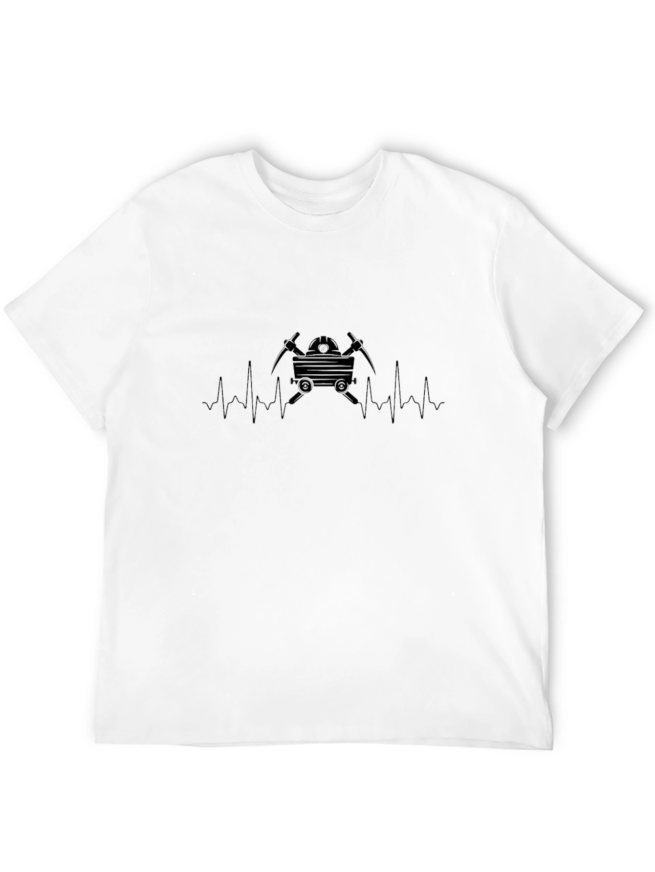Miner Heartbeat T-Shirt - Black
