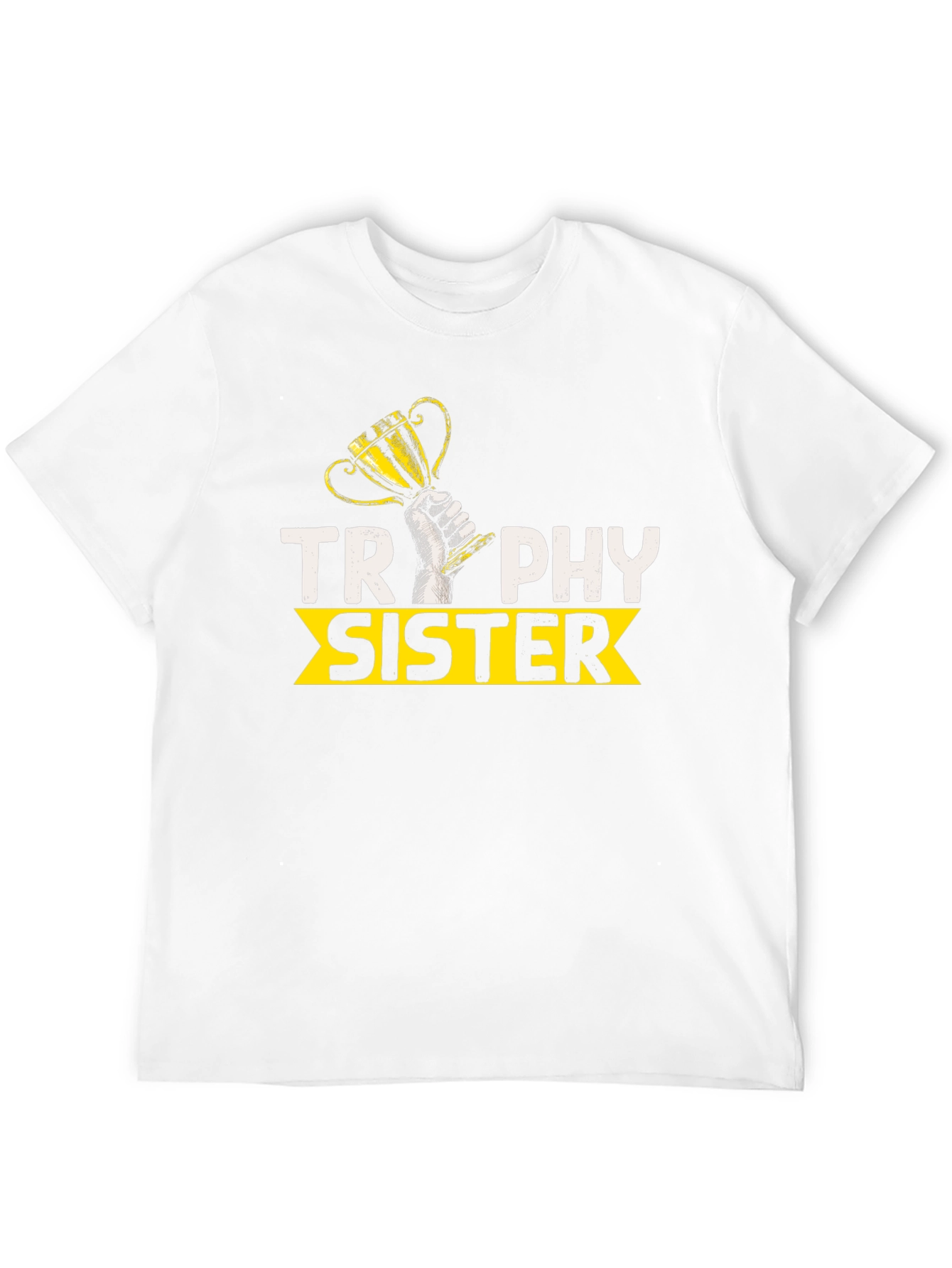 Trophy Sister Graphic Tee - Black Crew Neck